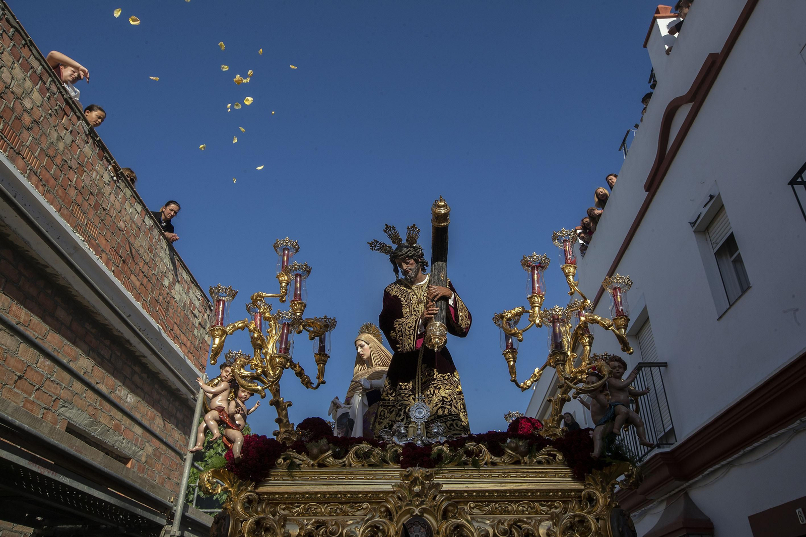 Nuestro Padre Jesús de la Misericordia, en su última salida procesional.