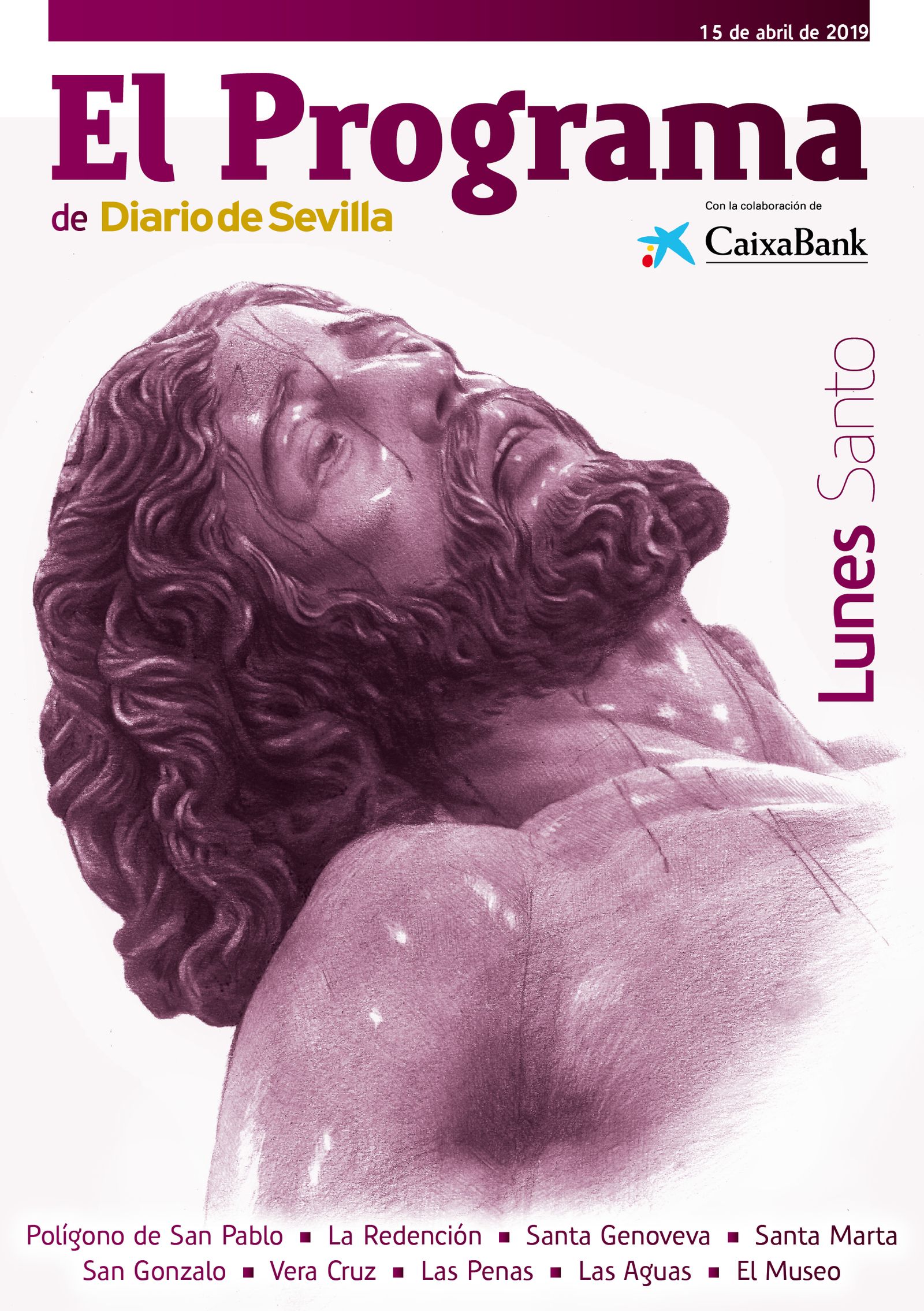 La Hermandad de Santa Marta es la protagonista de la portada del Lunes Santo