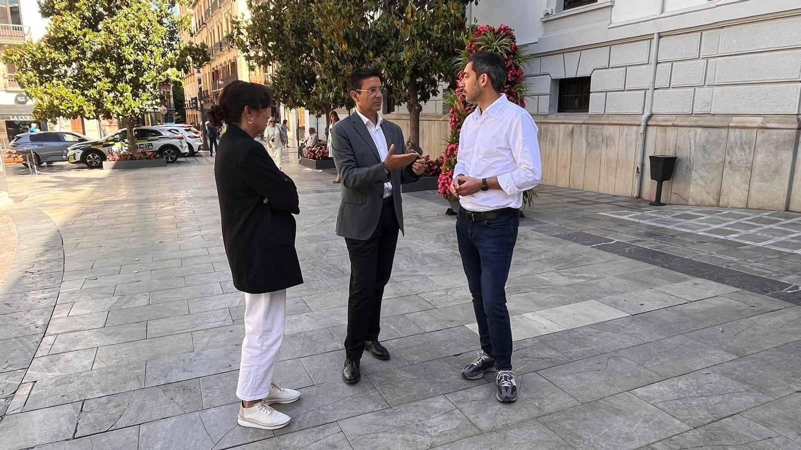 Paco Cuenca, en el centro, en imagen de archivo.