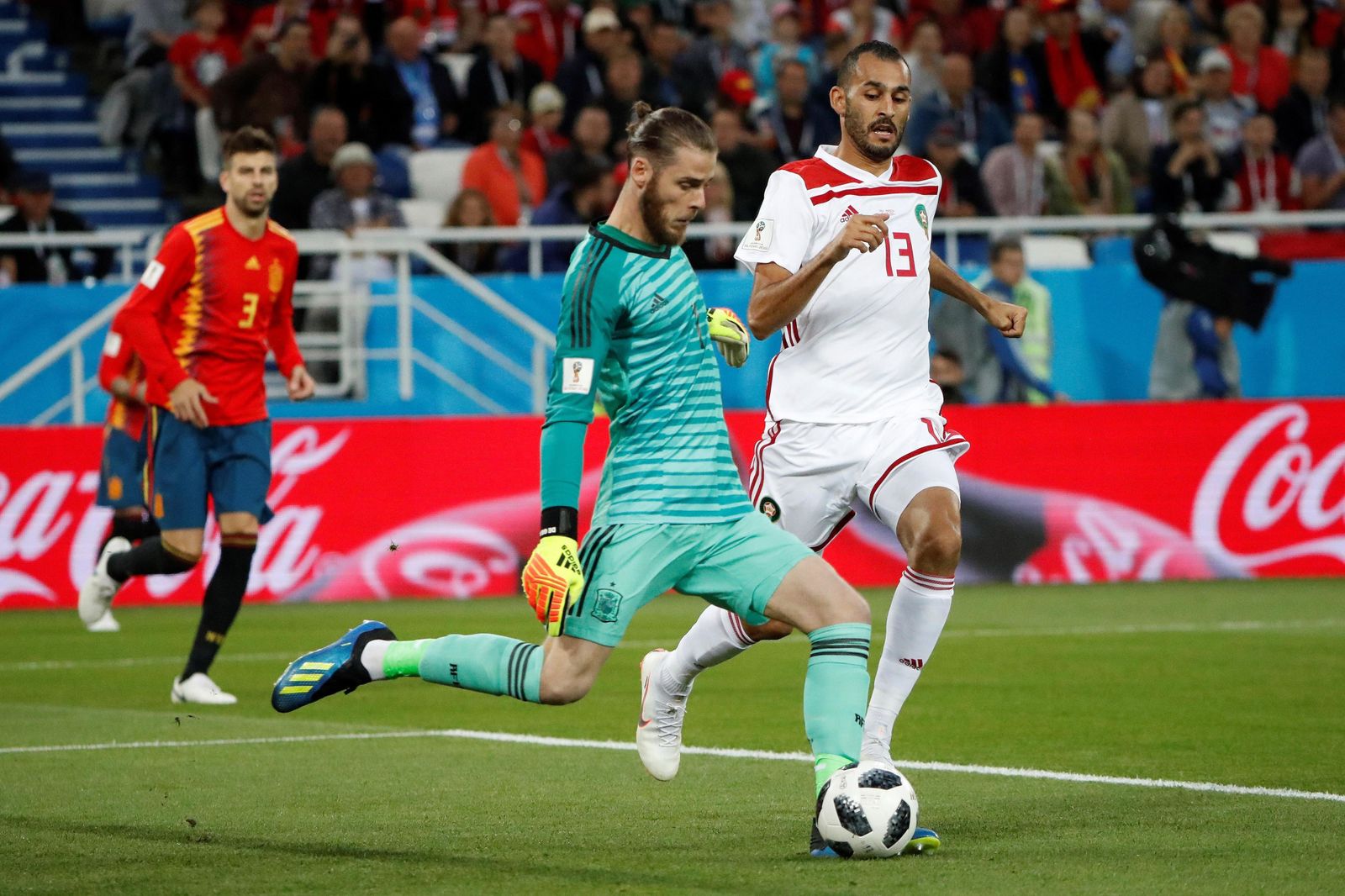 Las imágenes del España-Marruecos