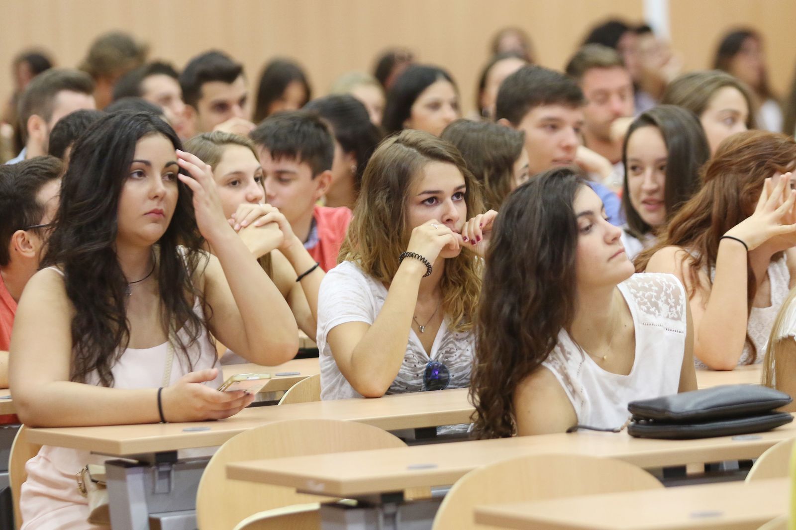 Estudiantes de la Facultad de Medicina y Enfermería de Córdoba.