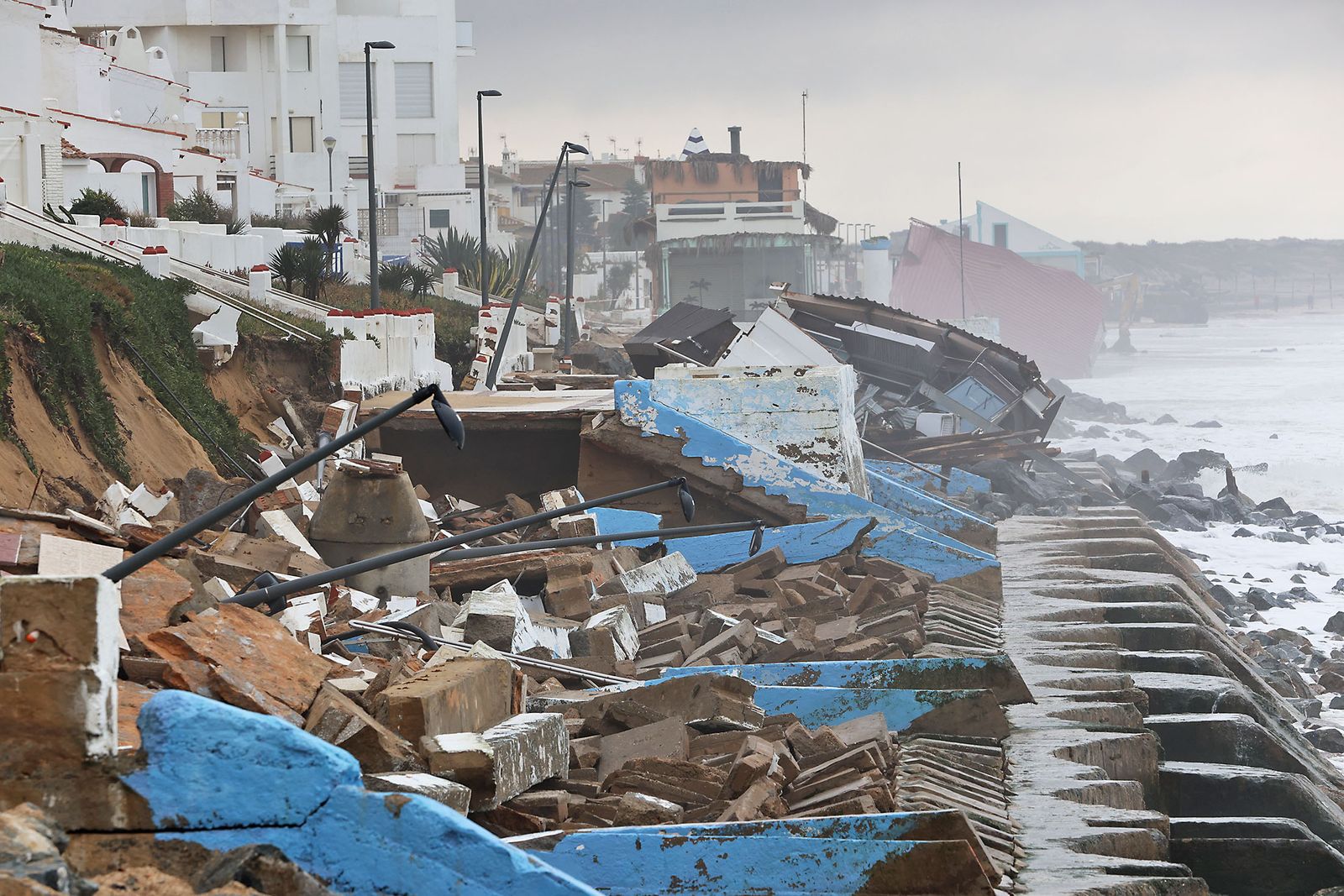 Las fotografías de los daños en Matalascañas