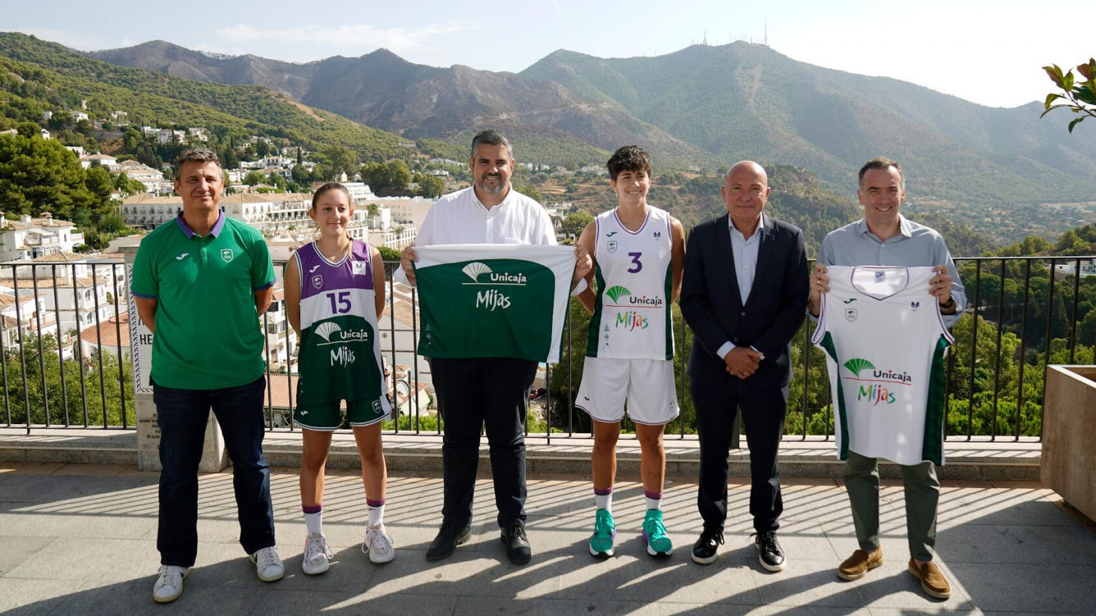 Presentación del acuerdo entre el Unicaja y Mijas.