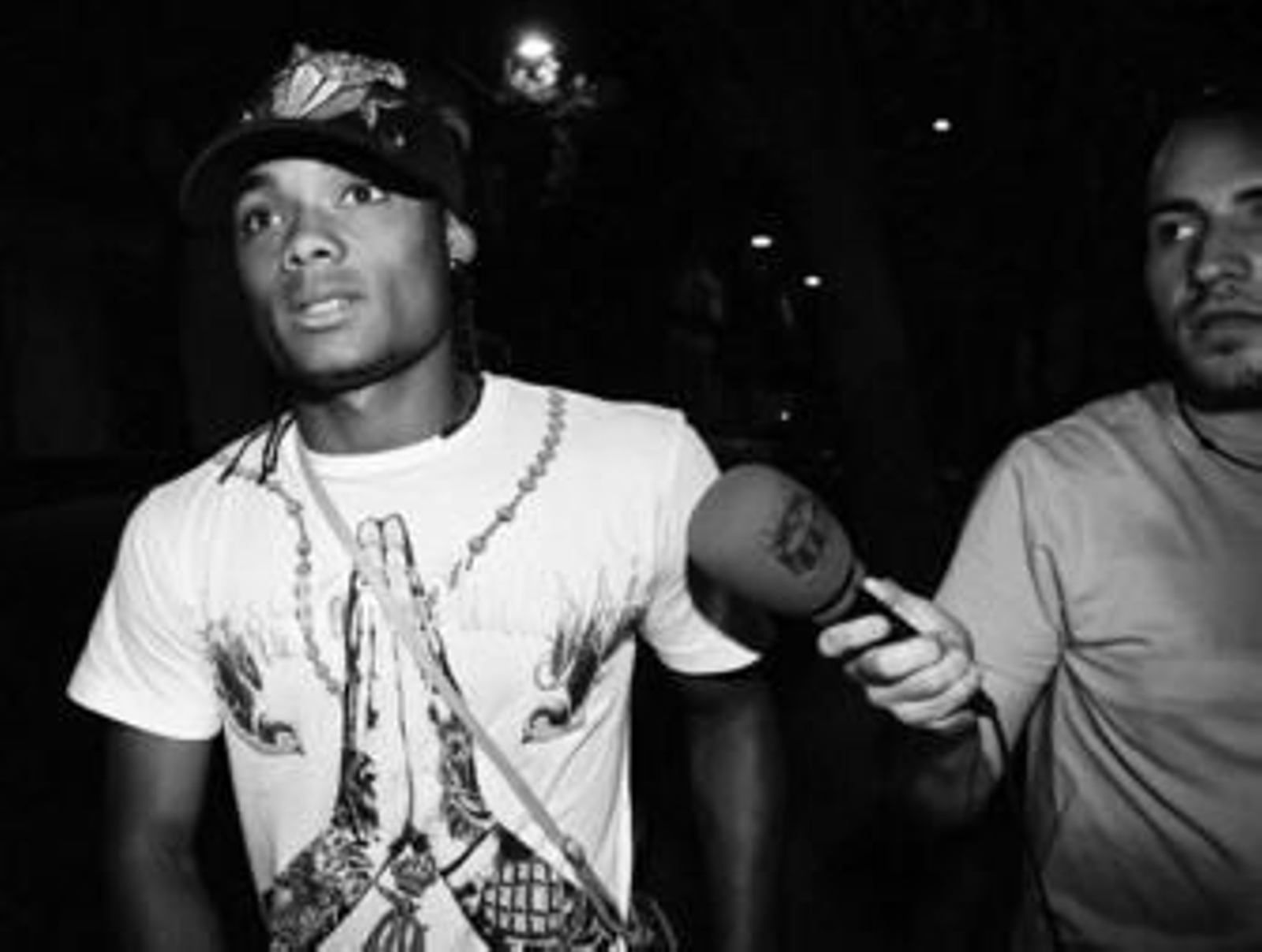 Nelson, anoche a la llegada a las oficinas de la calle Jabugo.