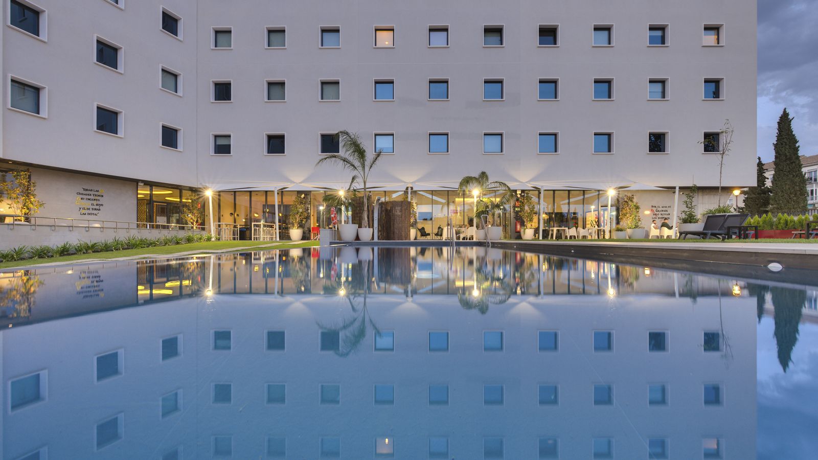 Piscina de una de las residencias