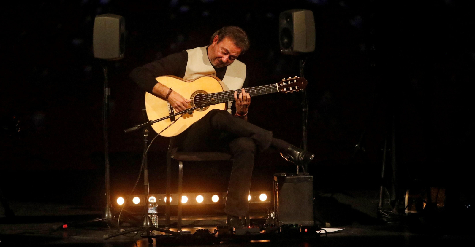 El cordobés José Antonio Rodríguez, durante su concierto en el 40 Festival de la Guitarra de Córdoba.