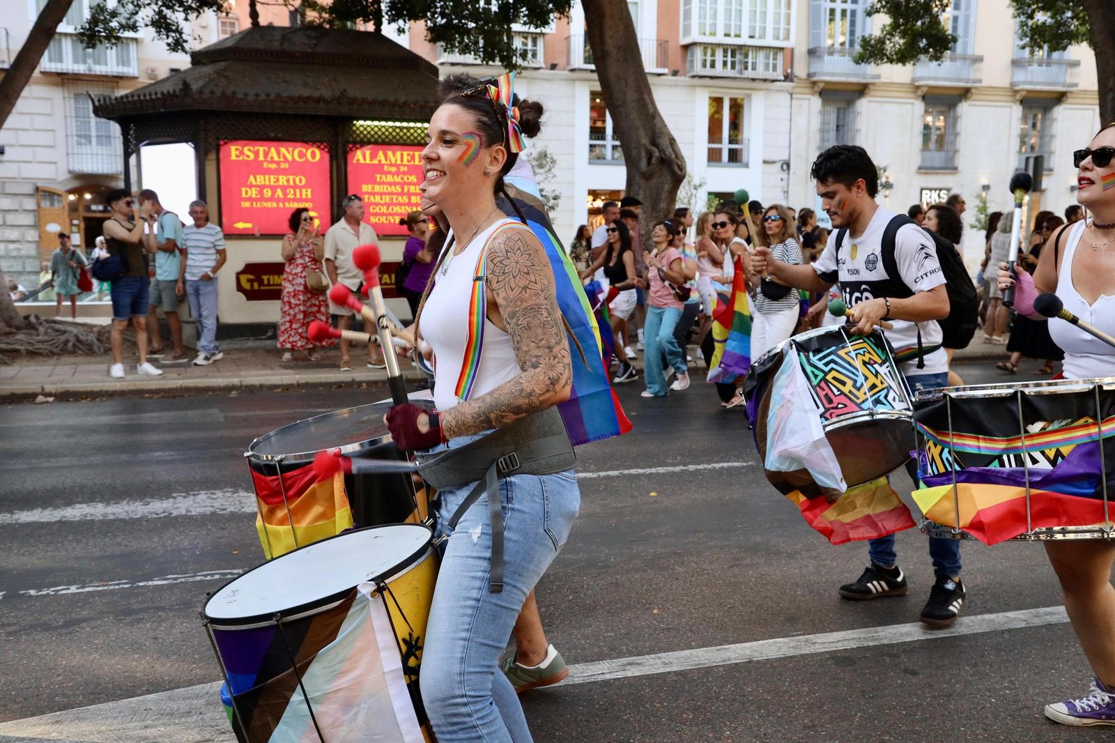 La manifestación en Málaga por el Día del Orgullo, en fotos