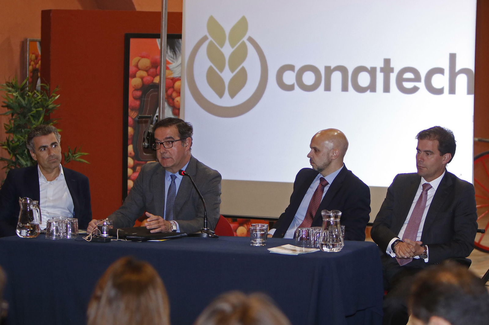 Gonzalo Guillén (Acesur), Álvaro Olavarría (Oleoestepa), Gabriel Estévez (Sovena) y Antonio Gallego (Migasa)