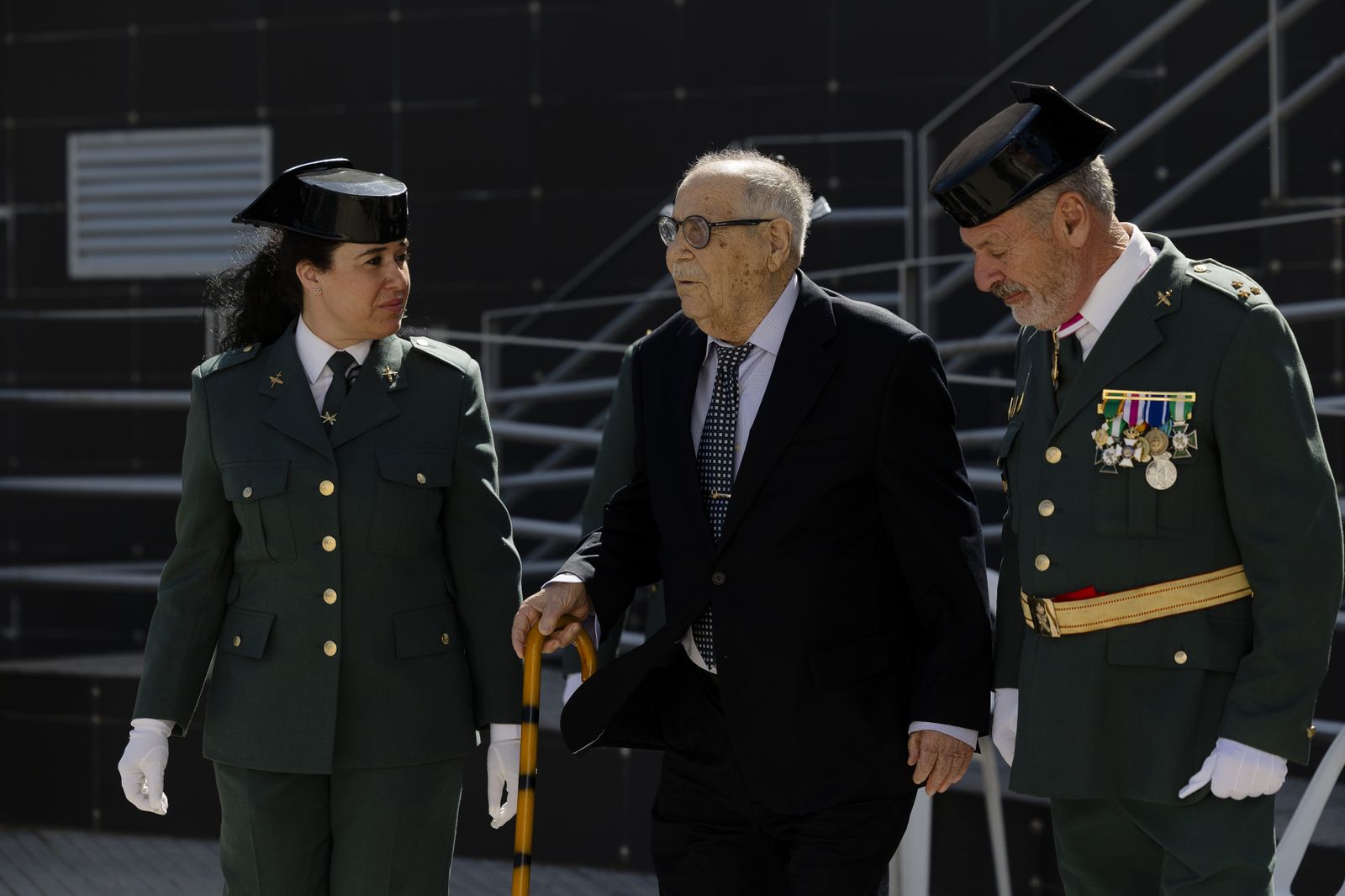 Toma de posesión del coronel Luis Martín Velasco como jefe de la Comandancia de la Guardia Civil  de Cádiz