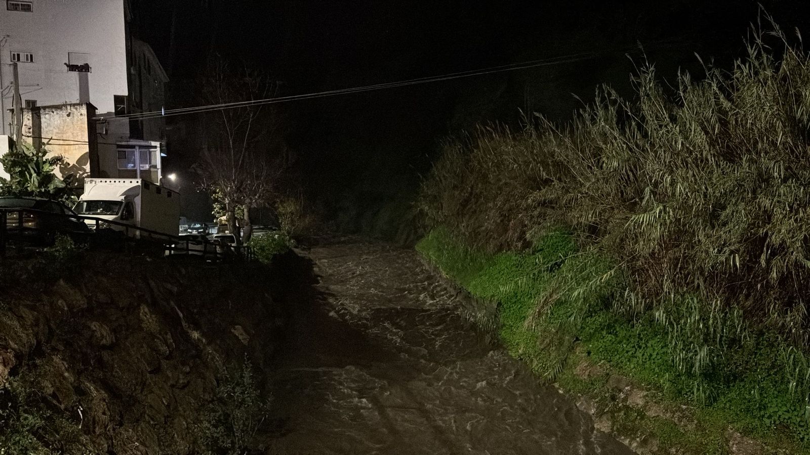 Zona donde desapareció la mujer.