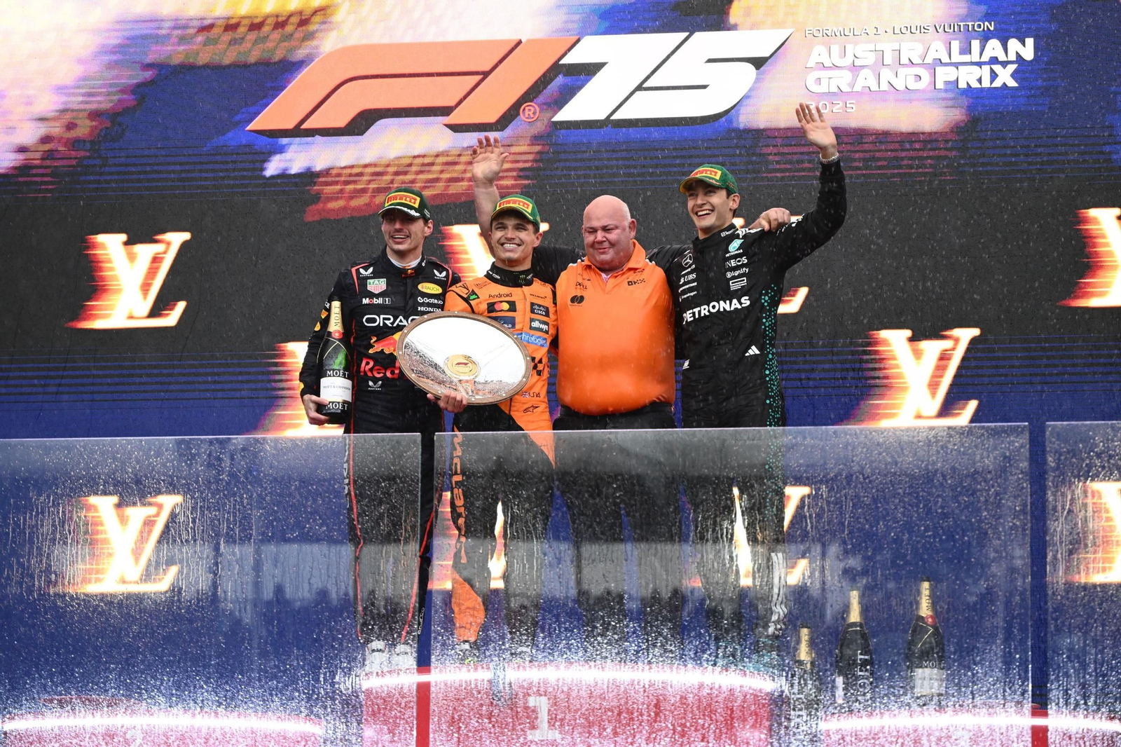 Los fotos del arranque de la Fórmula 1 en Melbourne