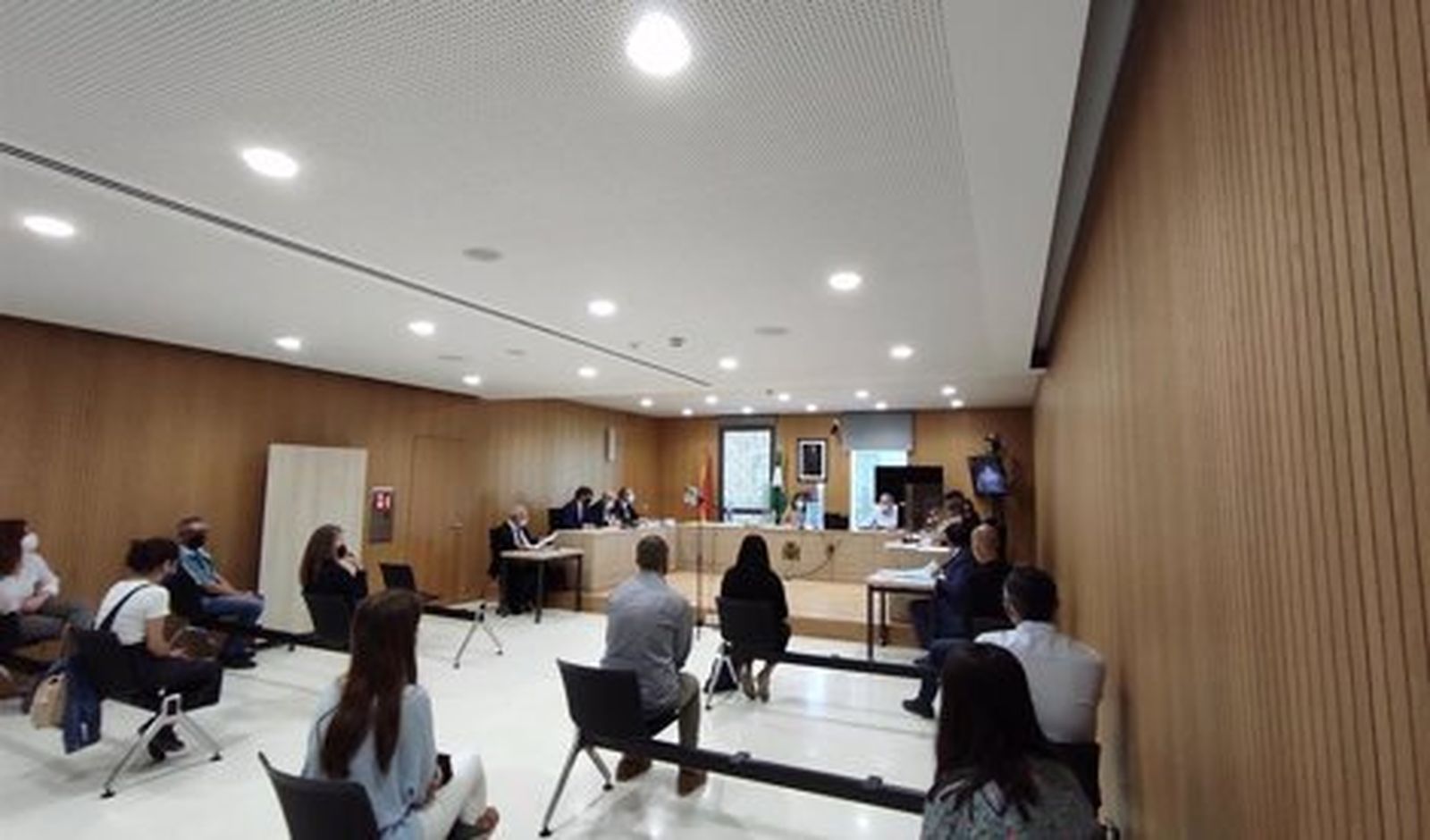 Un momento del juicio.