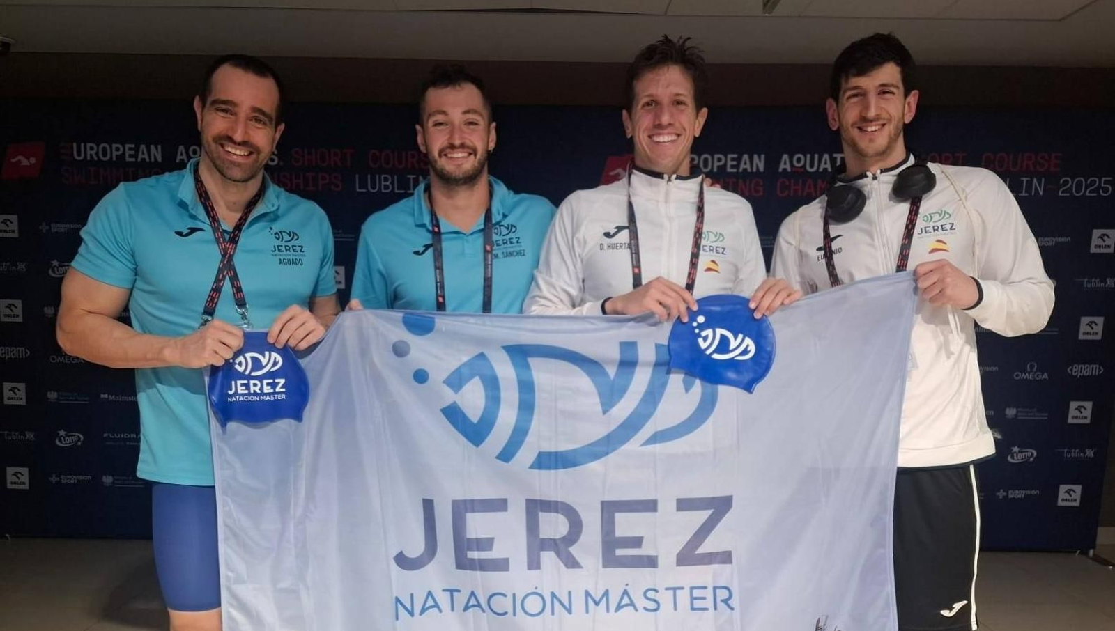 El Jerez Natación Máster ha brillado con luz propia en el Campeonato de Europa.