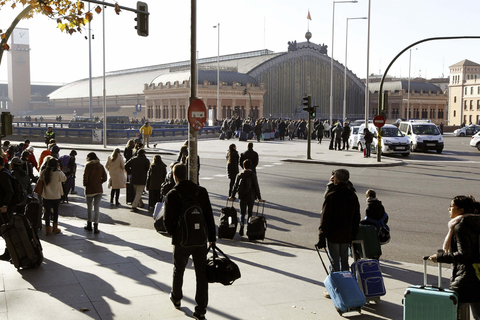 Inmediaciones de  la estación  madrileña de  Atocha, zona en la que se ubican los pisos de alquiler.
