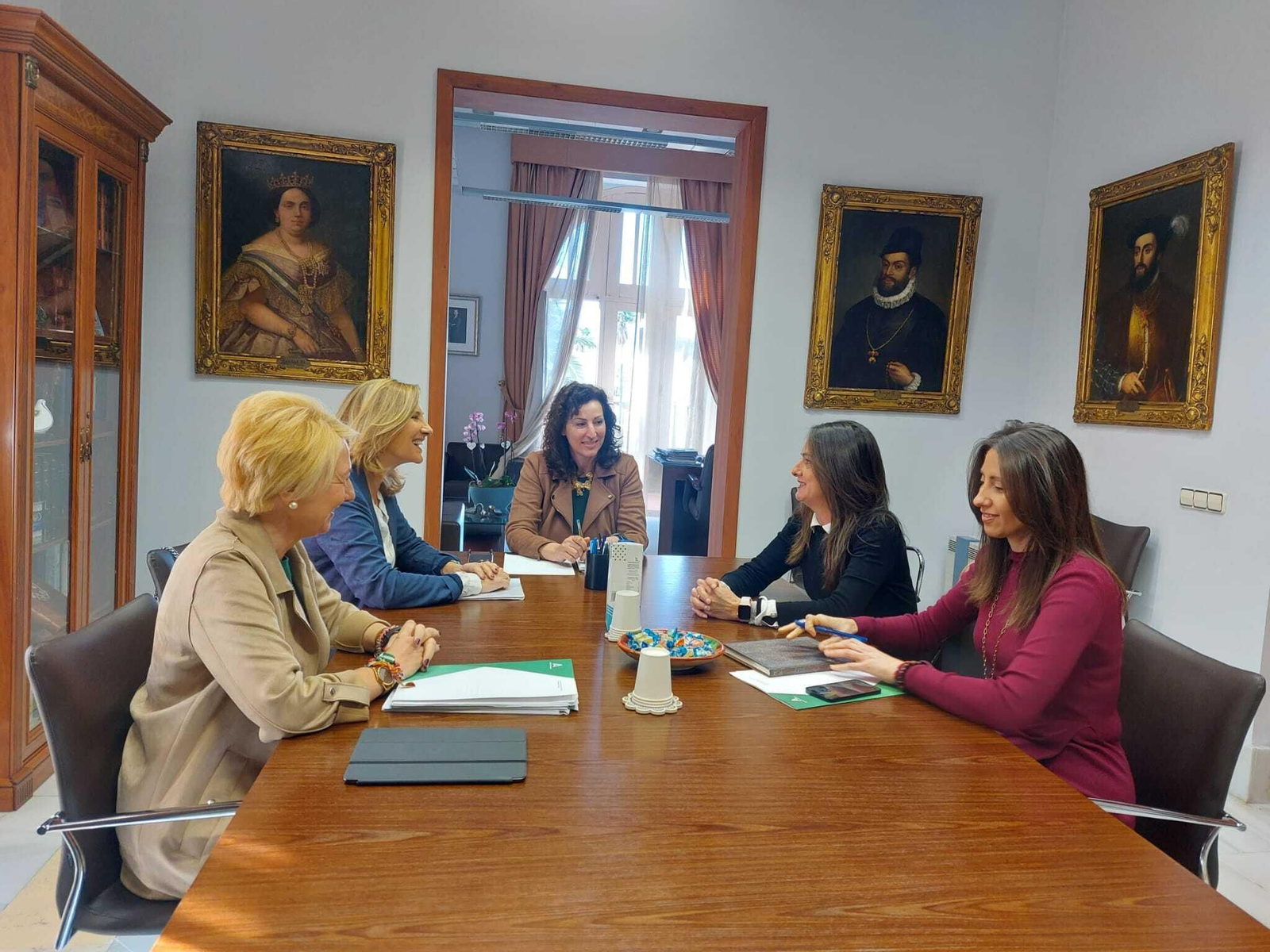 Momento de la reunión.