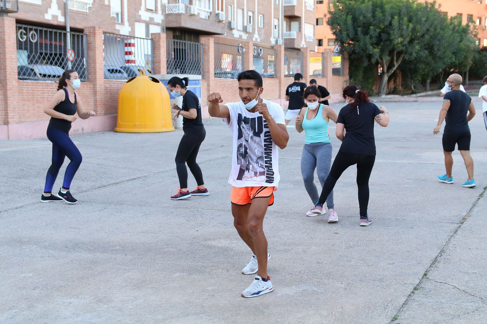 Fotogalería del entrenamiento del Almería Boxing.