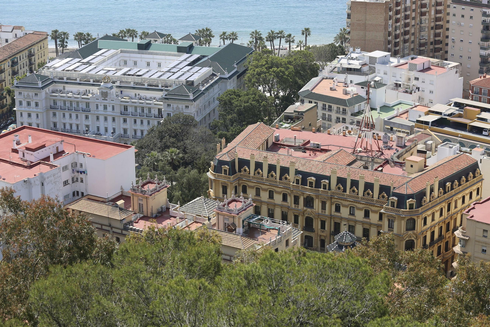 Vista del Palacio de la Tinta, antigua sede de la Junta.