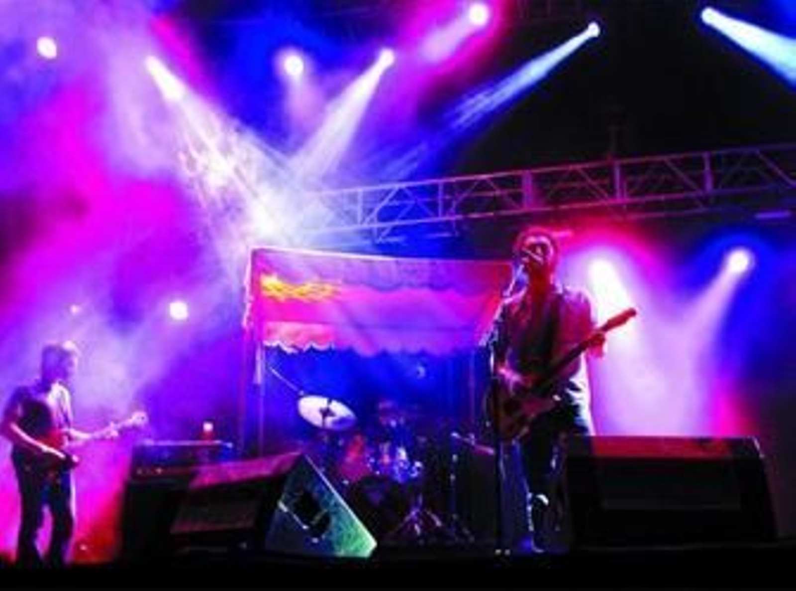 El grupo, durante el concierto que ofreció en la pasada edición del Festival Internacional de Benicássim (FIB).
