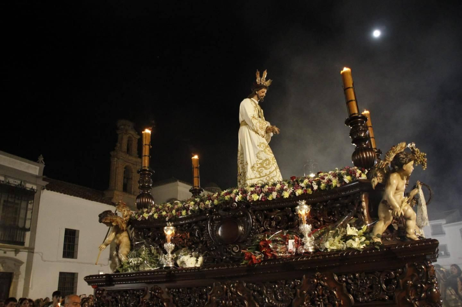 Jesús de Humildad y Paciencia, durante la procesión del Miércoles Santo en Hinojosa.
