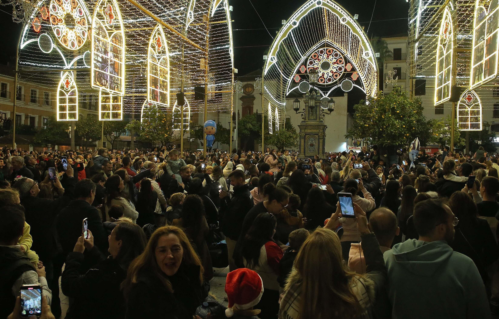 La inauguración del alumbrado navideño de Algeciras, en imágenes