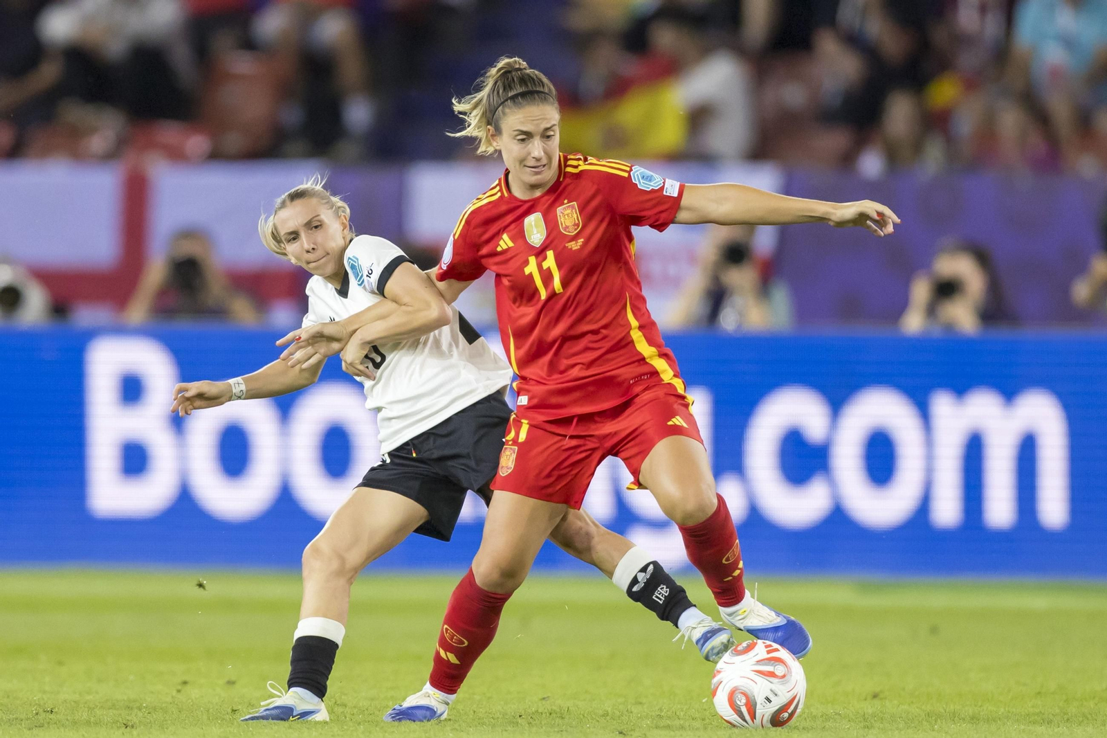 Las mejores imágenes del pase a la final de España ante Alemania en la Eurocopa femenina