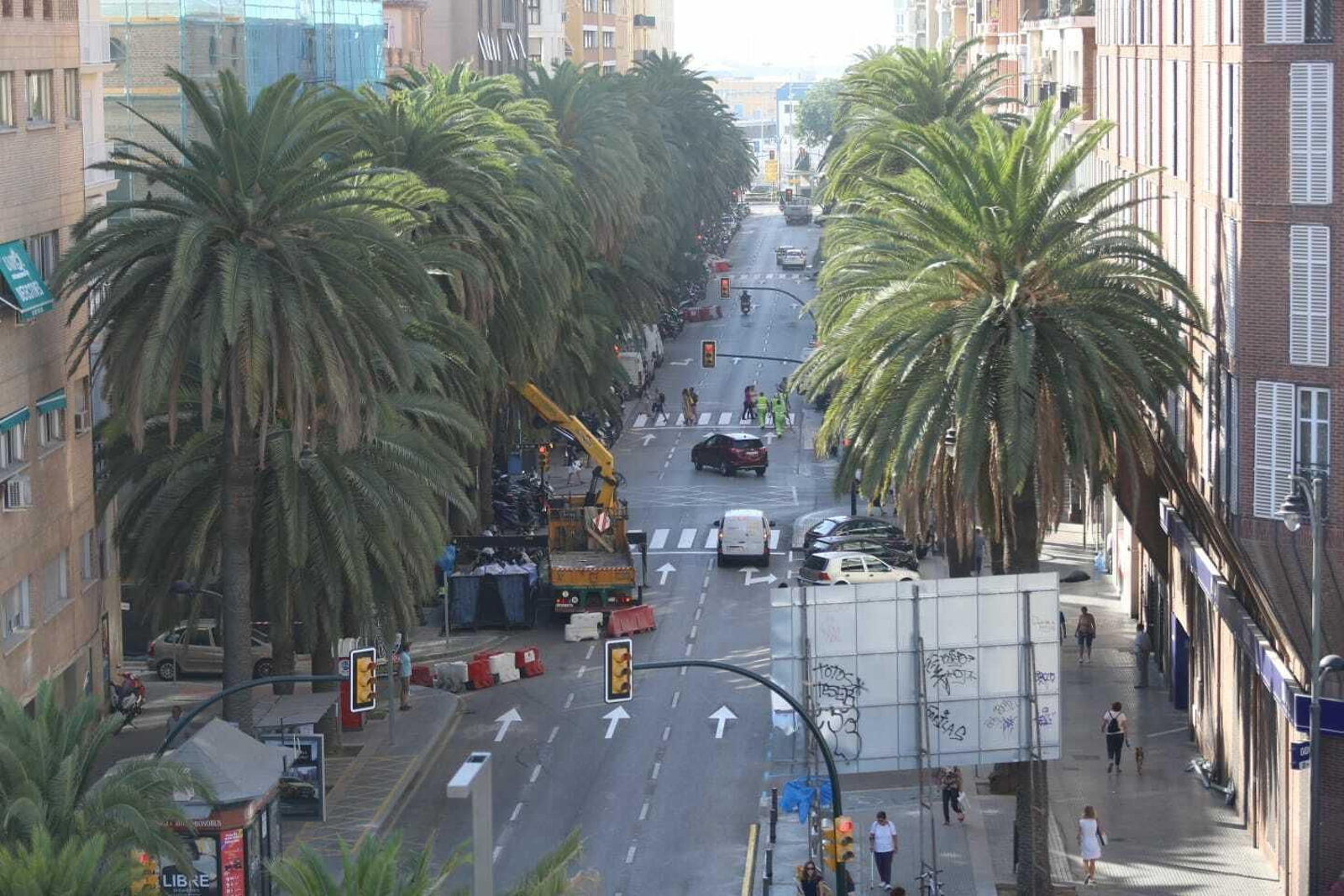 Fotos de la reapertura al tráfico de la Avenida de Andalucía y la Alameda de Colón