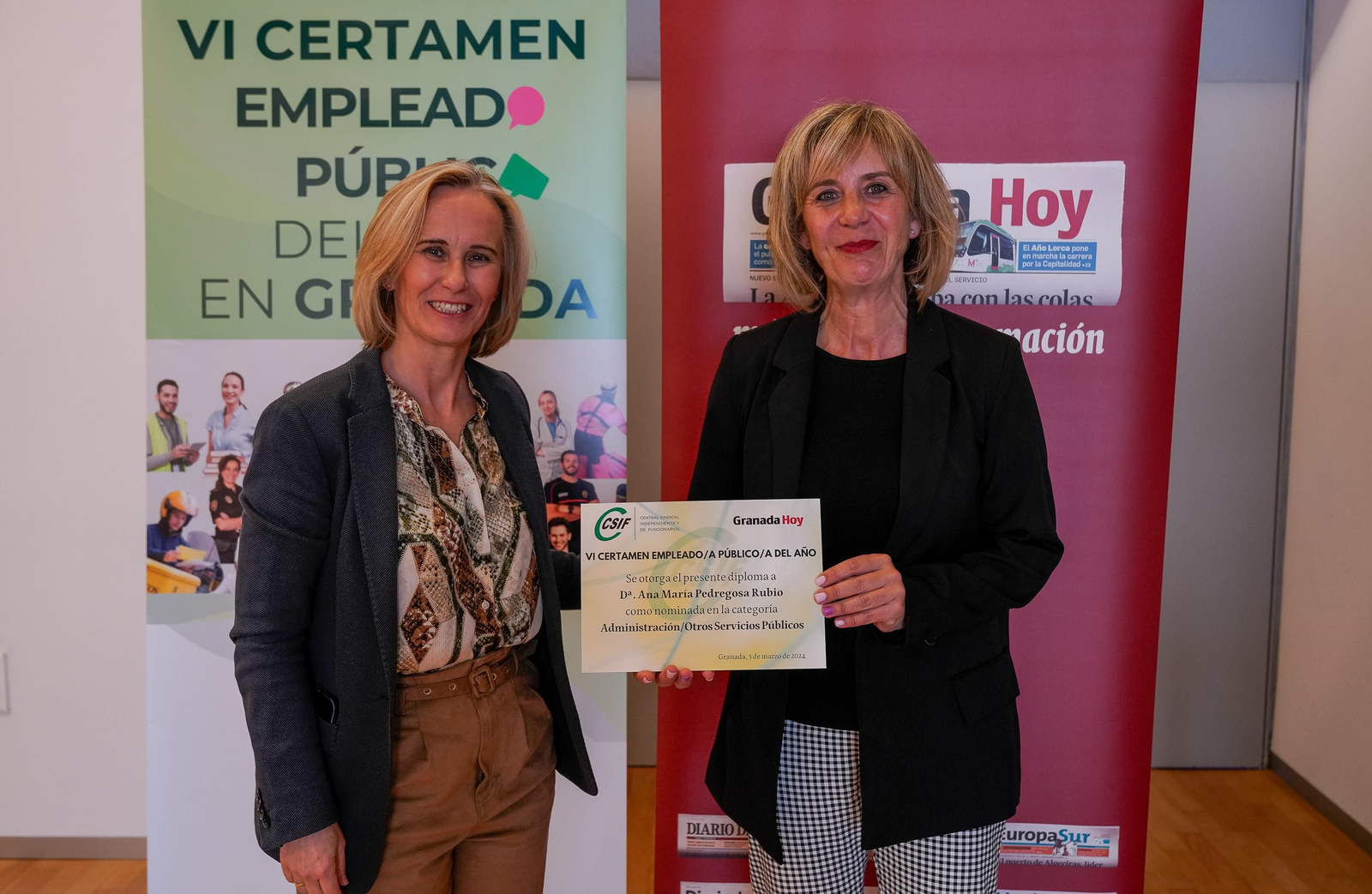 Las mejores imágenes de la presentación de los 20 nominados del VI Certamen Empleado Público del Año en Granada