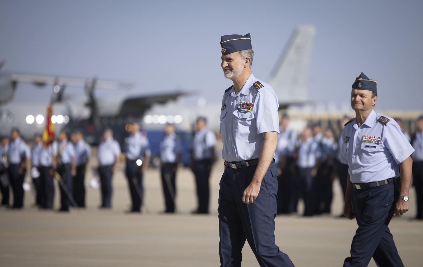 Las fotos de la visita de Felipe VI a la Maestranza Aérea de Sevilla