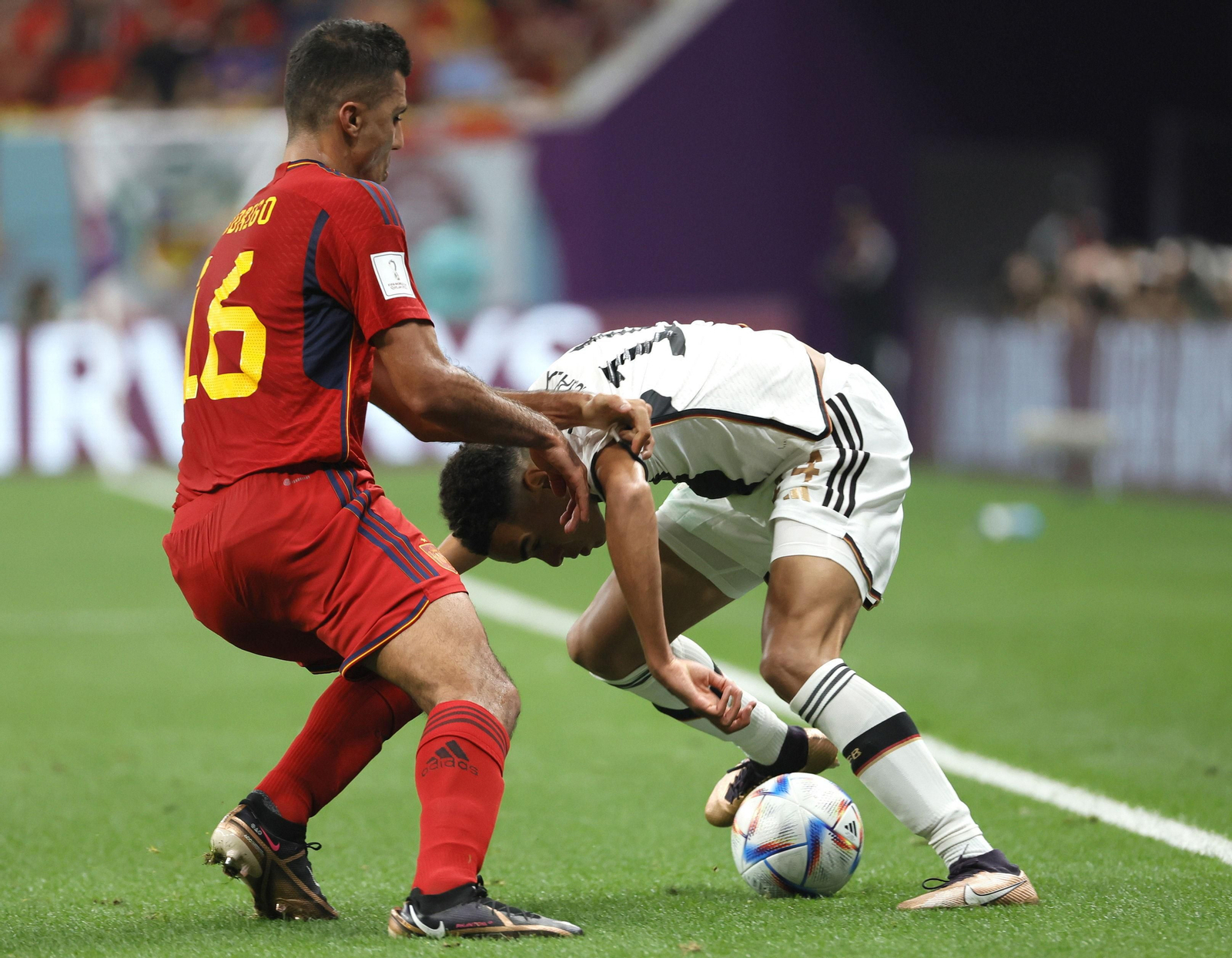Las fotos del España-Alemania del Mundial de Qatar