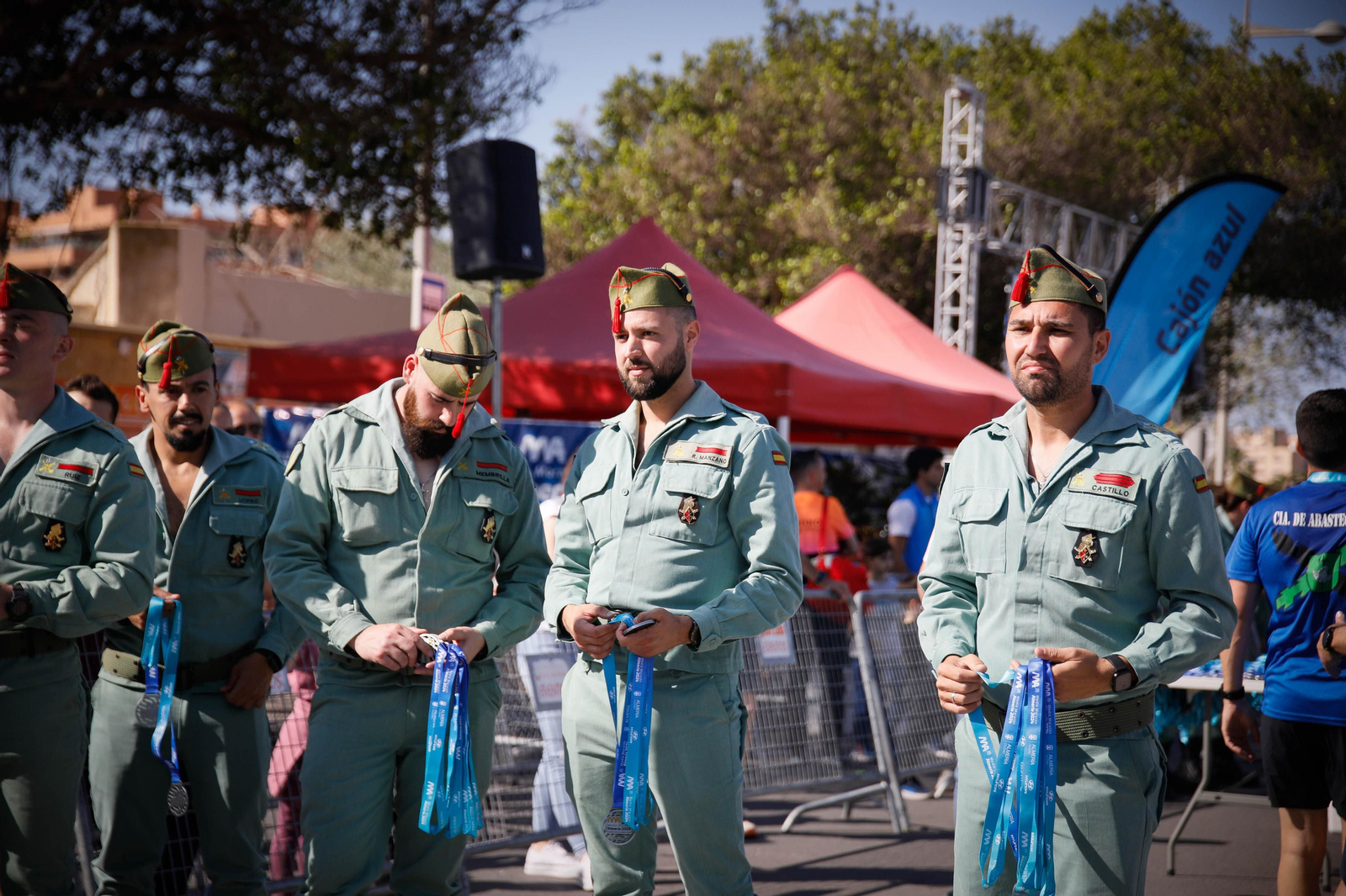Imágenes de la llegada de la Media maratón Ciudad de Almería