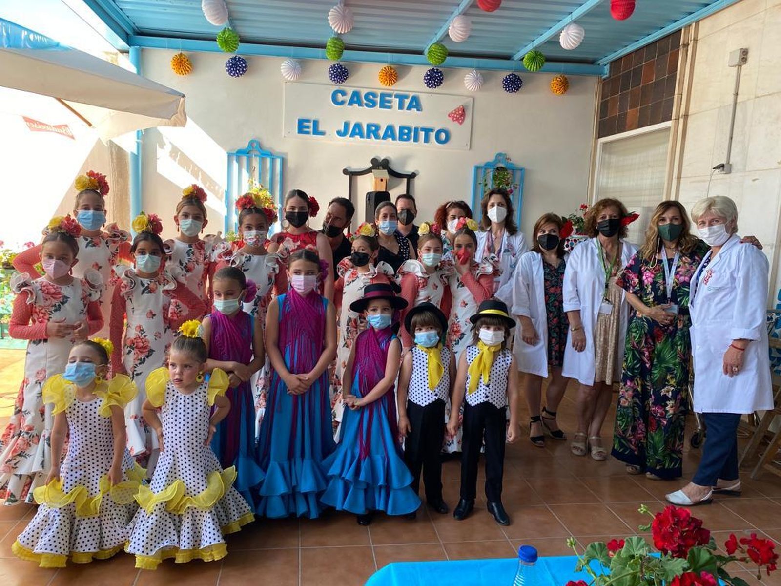 Inauguración de la caseta ‘El Jarabito’, en el Hospital Reina Sofía.