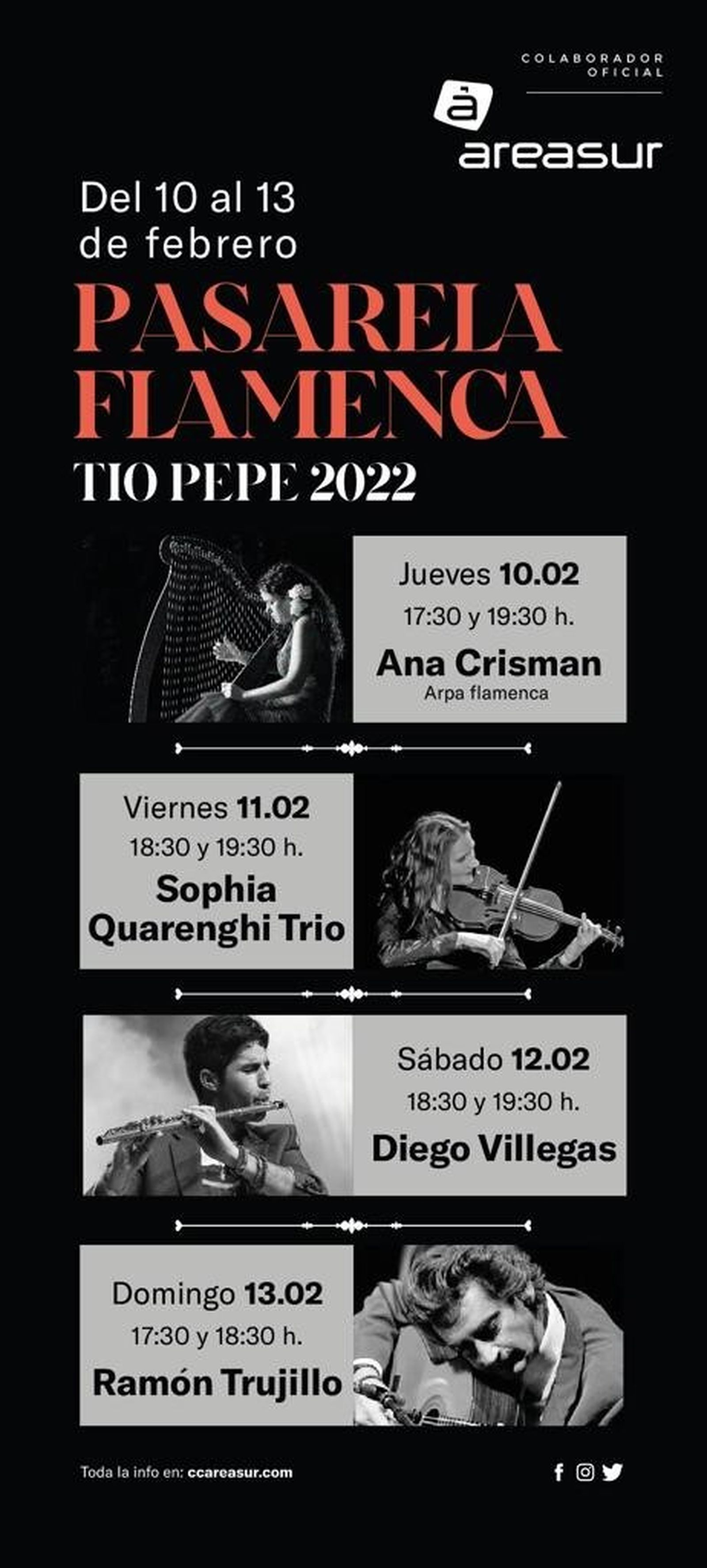 Área Sur, patrocinador oficial de la Pasarela Flamenca Jerez Tío Pepe