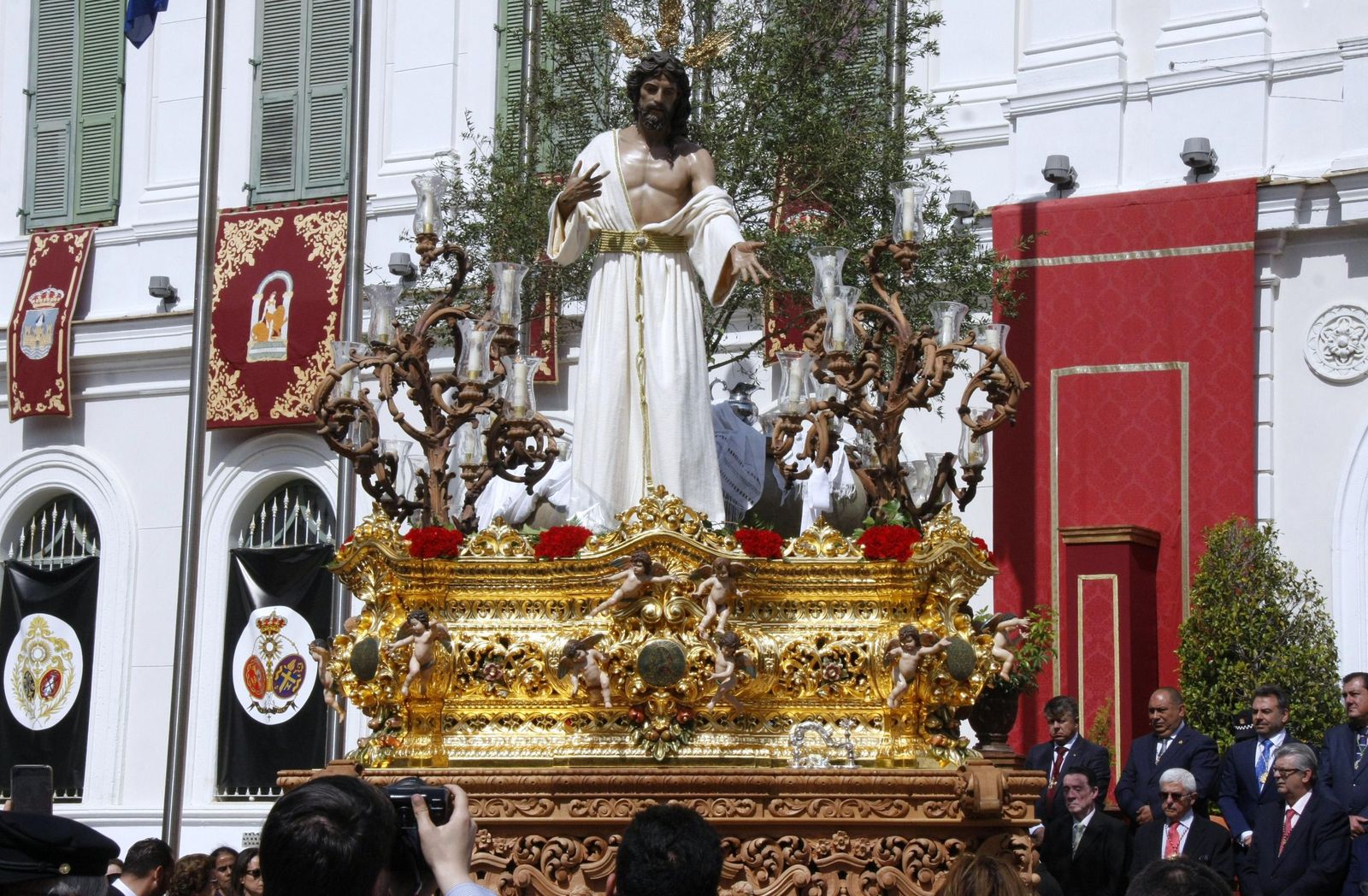 La imagen titular de la hermandad de El Resucitado.