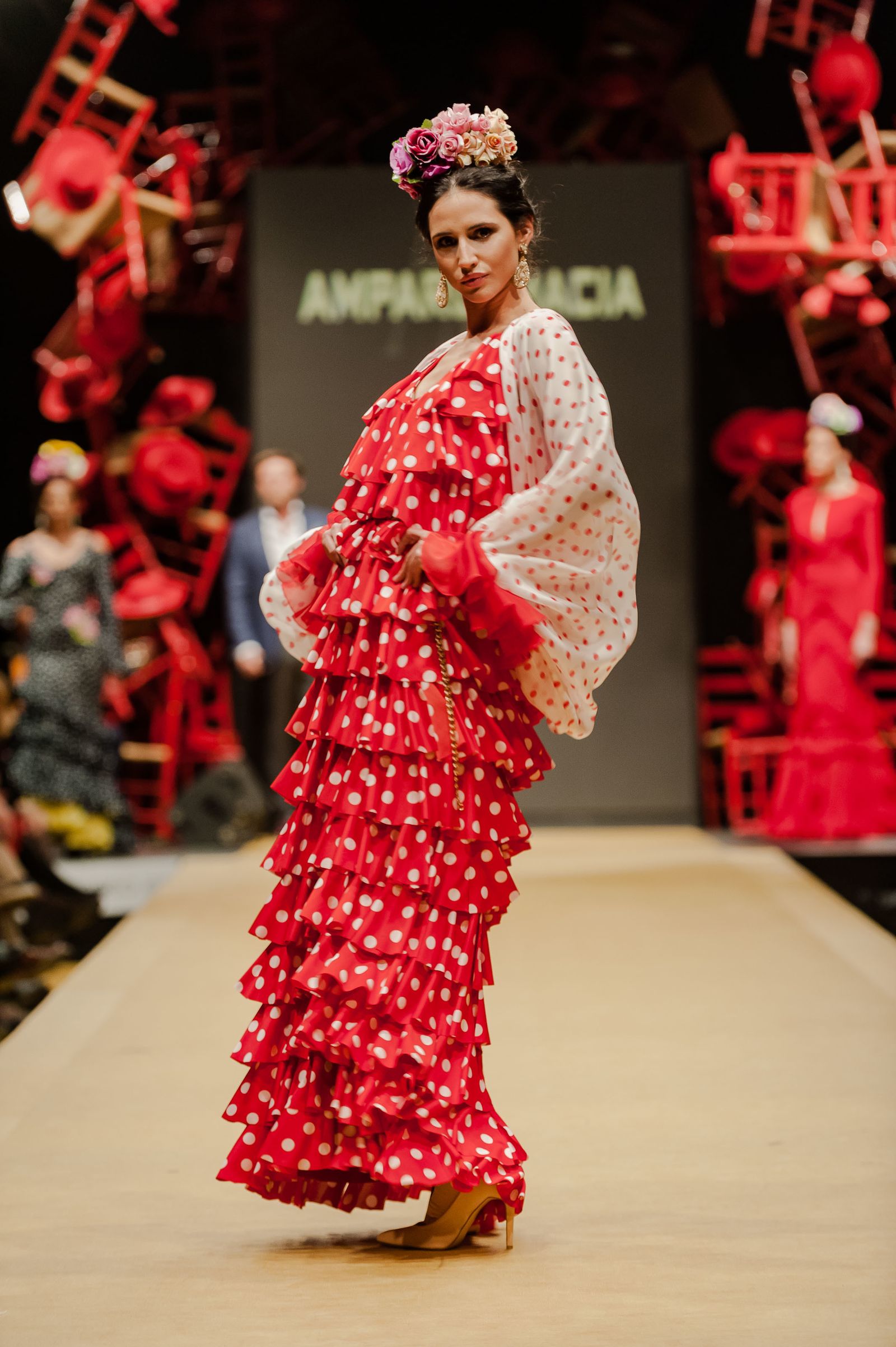 Pasarela Flamenca Jerez 2019: Amparo Maciá, fotos del desfile