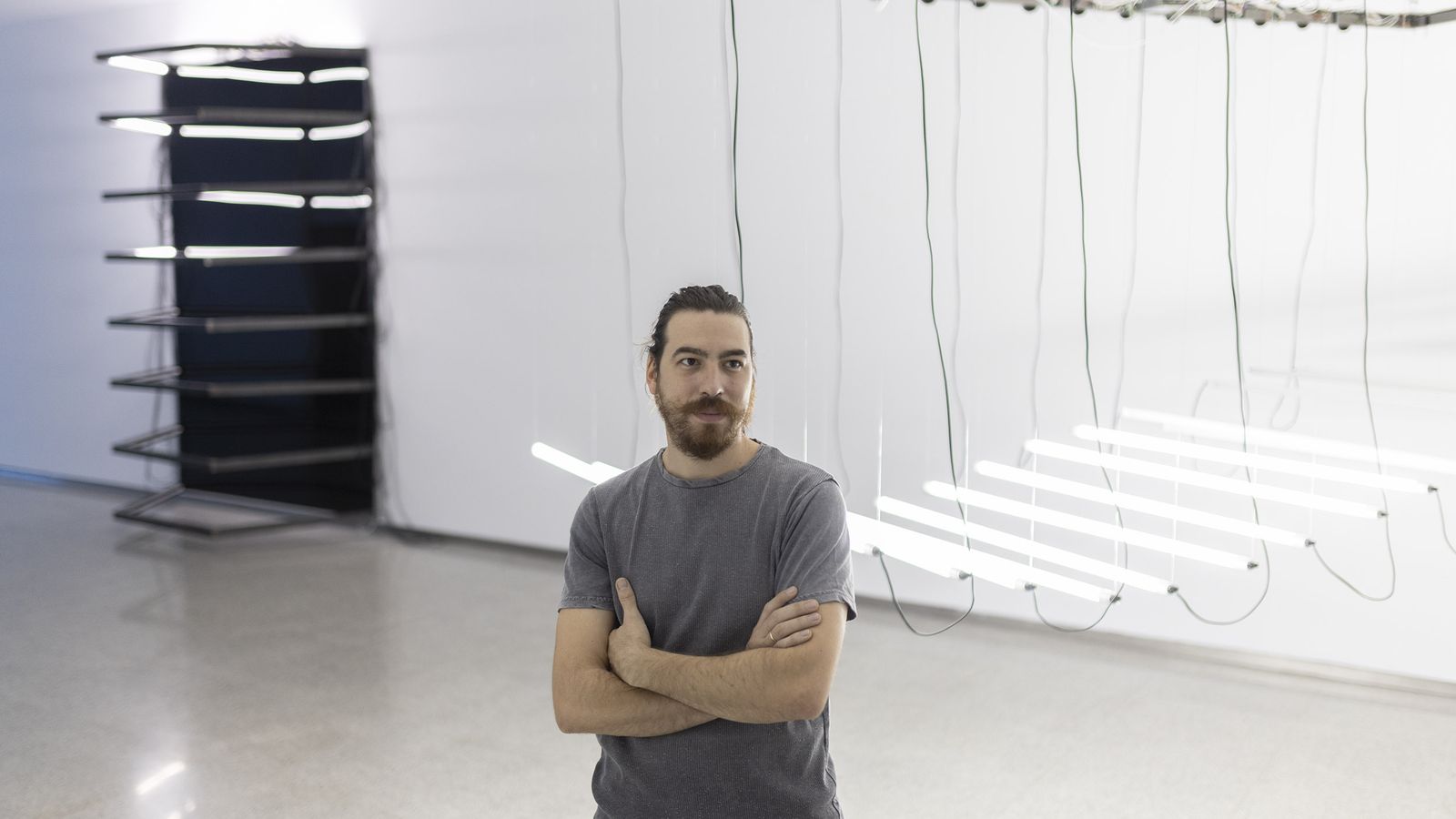 El artista Cachito Vallés (Sevilla, 1986).