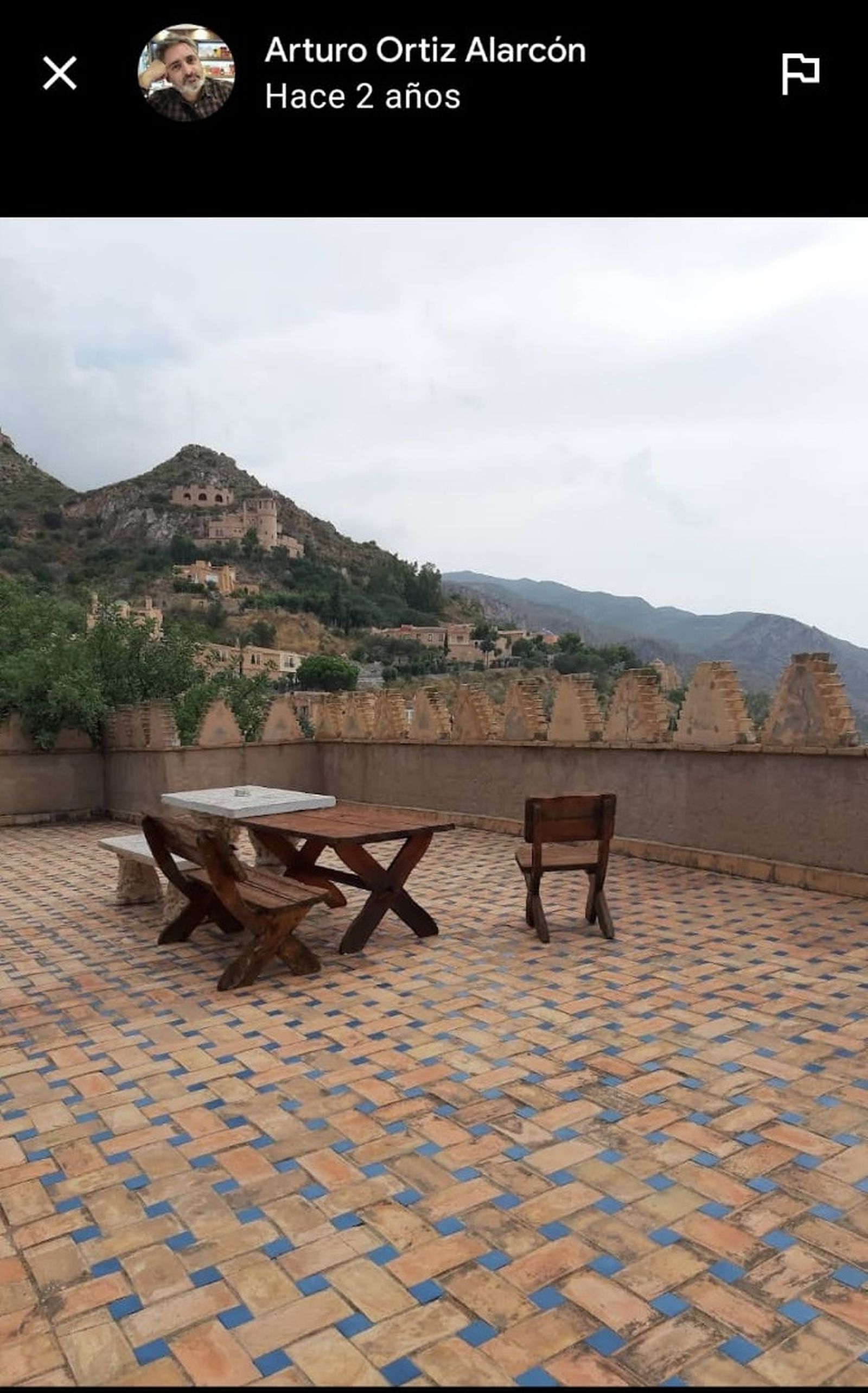 El derrumbe de un mirador en la sierra de Turre, en imágenes