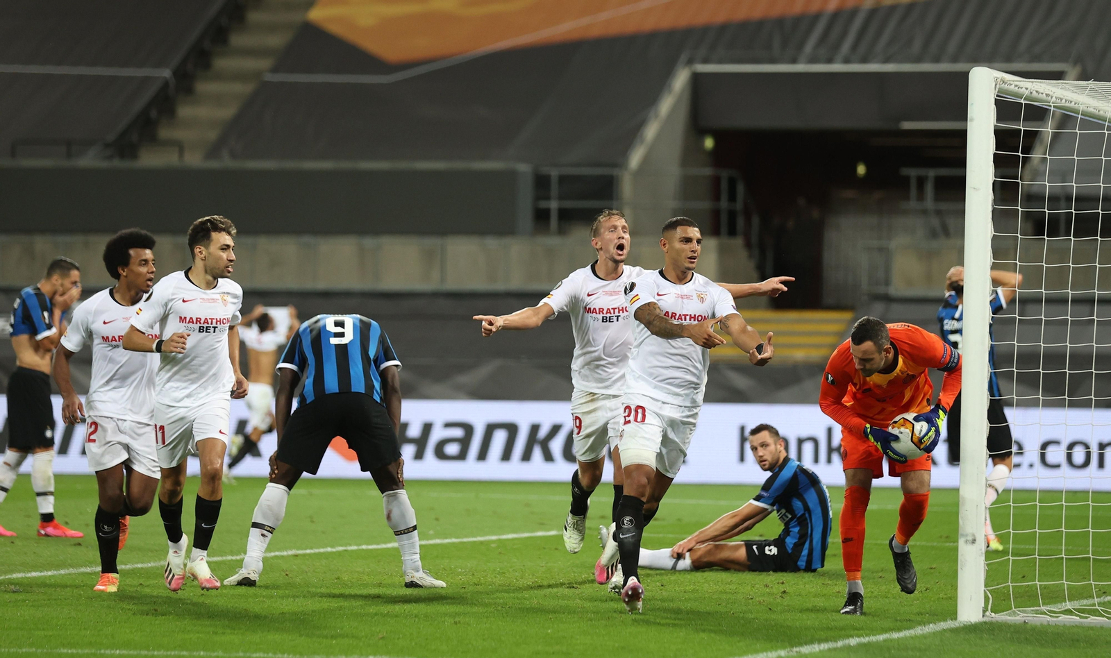 Imágenes del Sevilla-Inter de Milán