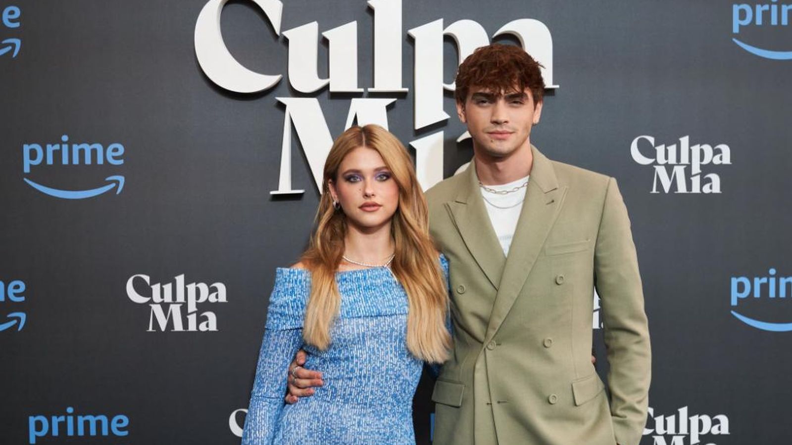 Gabriel Guevara en el photocall de 'Culpa mía'