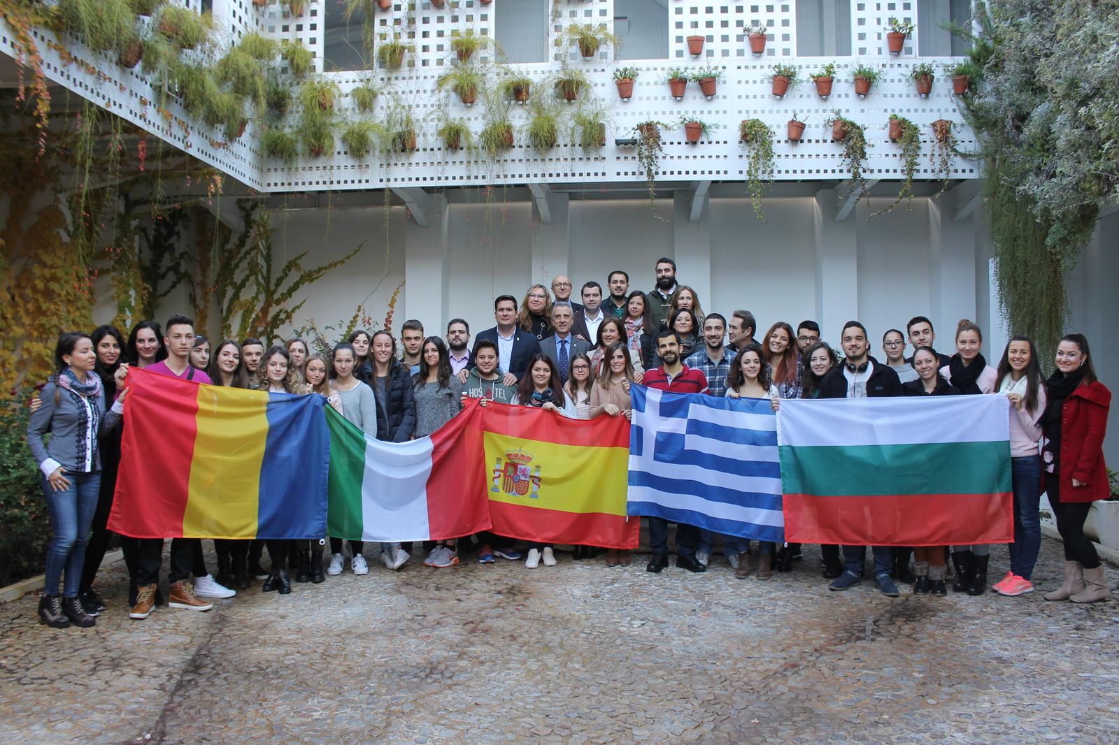 Estudiantes Erasmus en la Universidad de Córdoba.