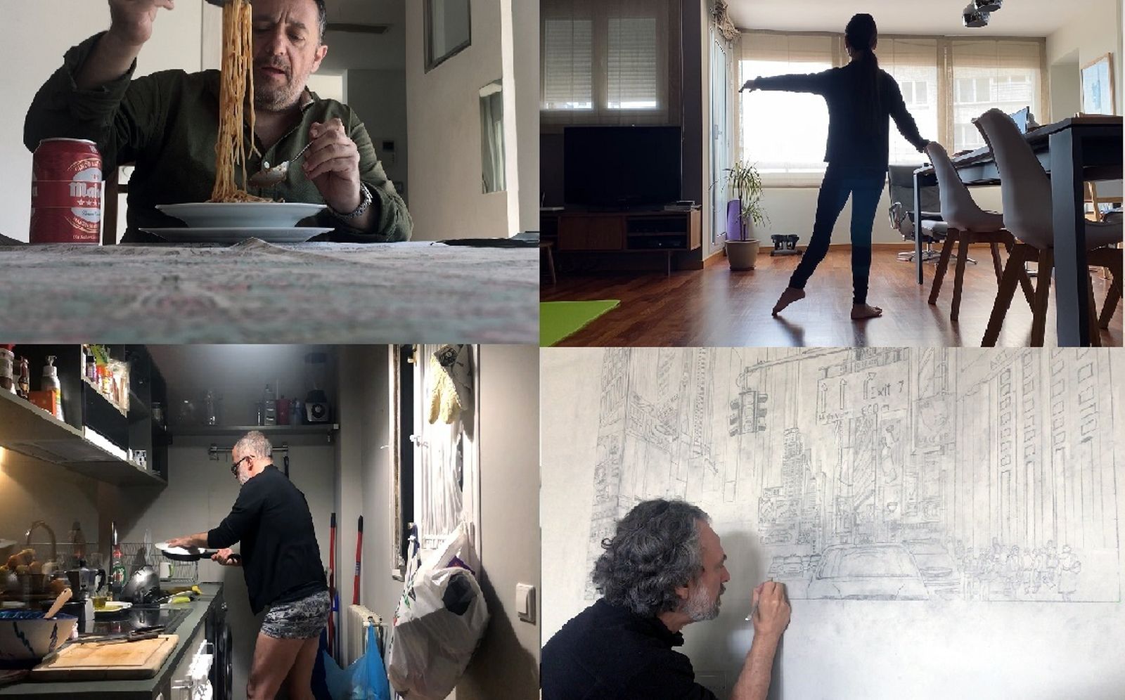 Cuatro escenas de 'Madrid, interior', de Juan Cavestany.