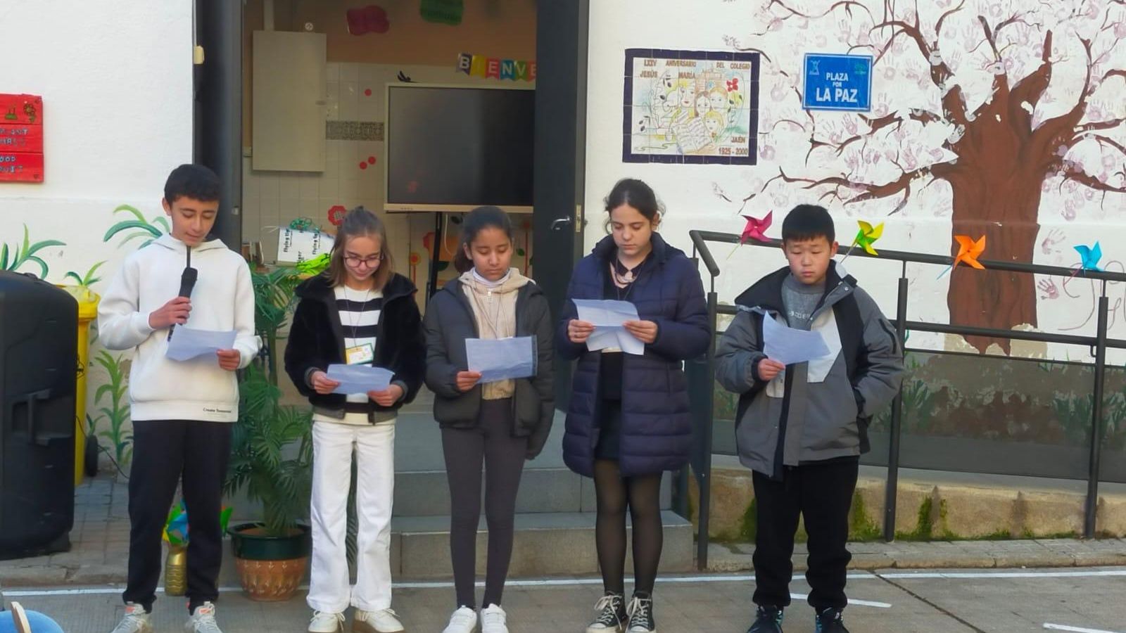 Concesión de la Bandera Verde otorgada por la Red Andaluza de Ecoescuelas al CEIP Jesús María de Jaén