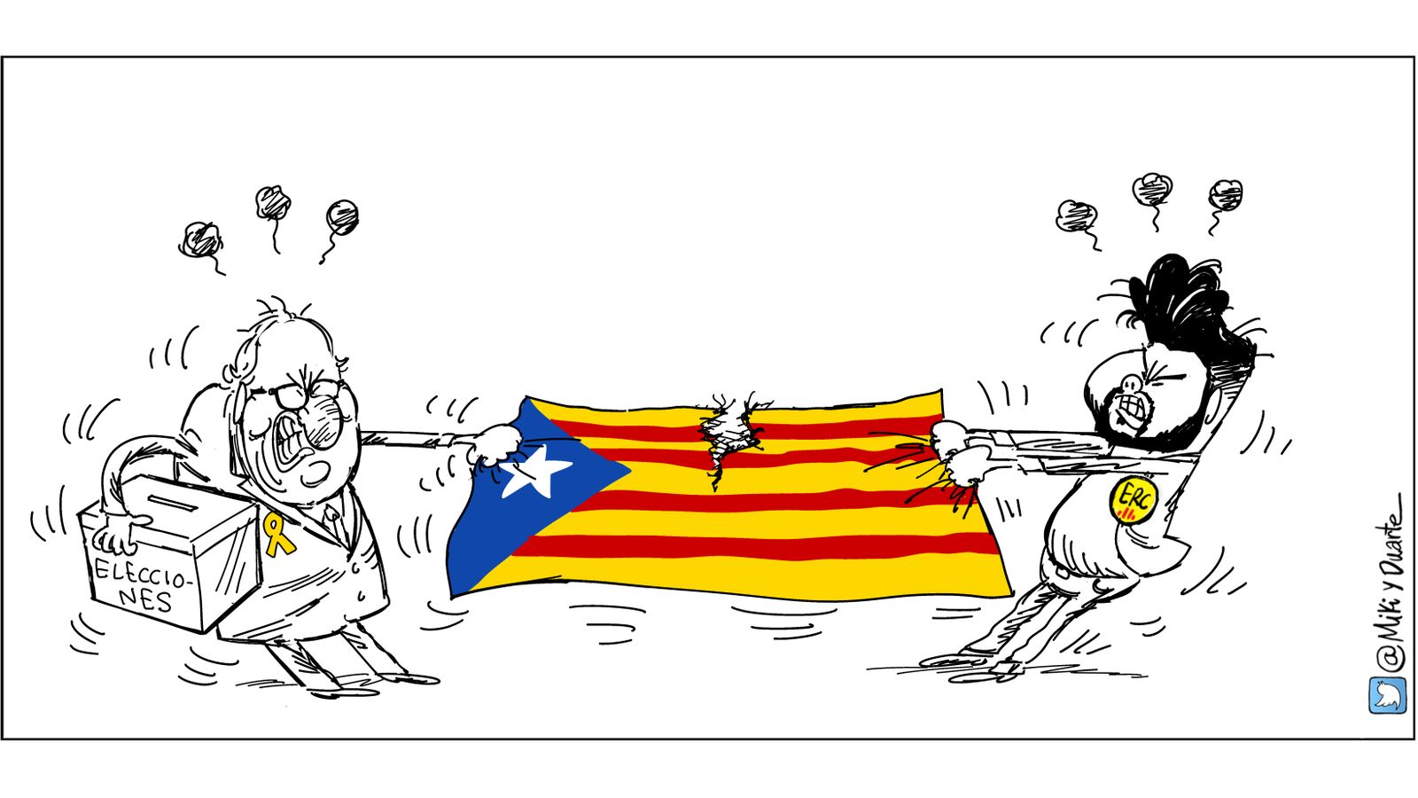 Ruptura entre Torra y ERC