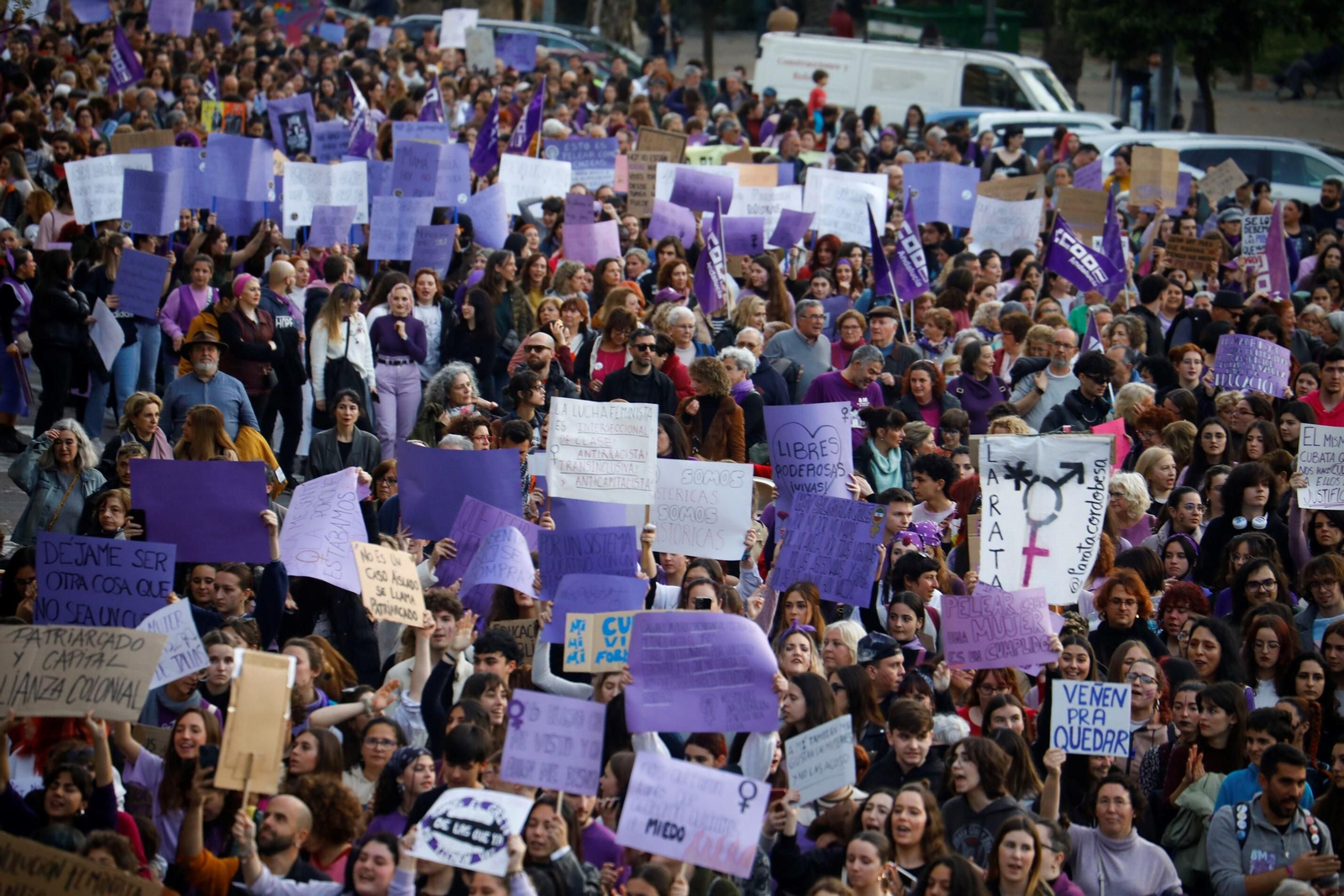 La manifestación del 8M en Córdoba, en imagenes