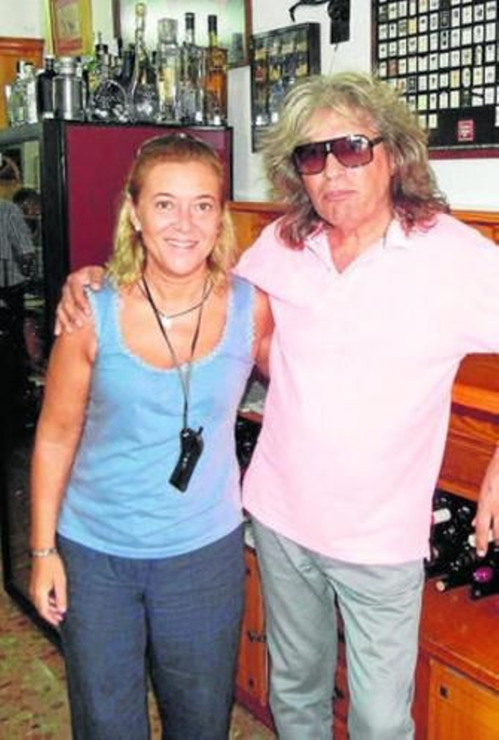 Sofía Jover junto al cantaor José Mercé en Almería.