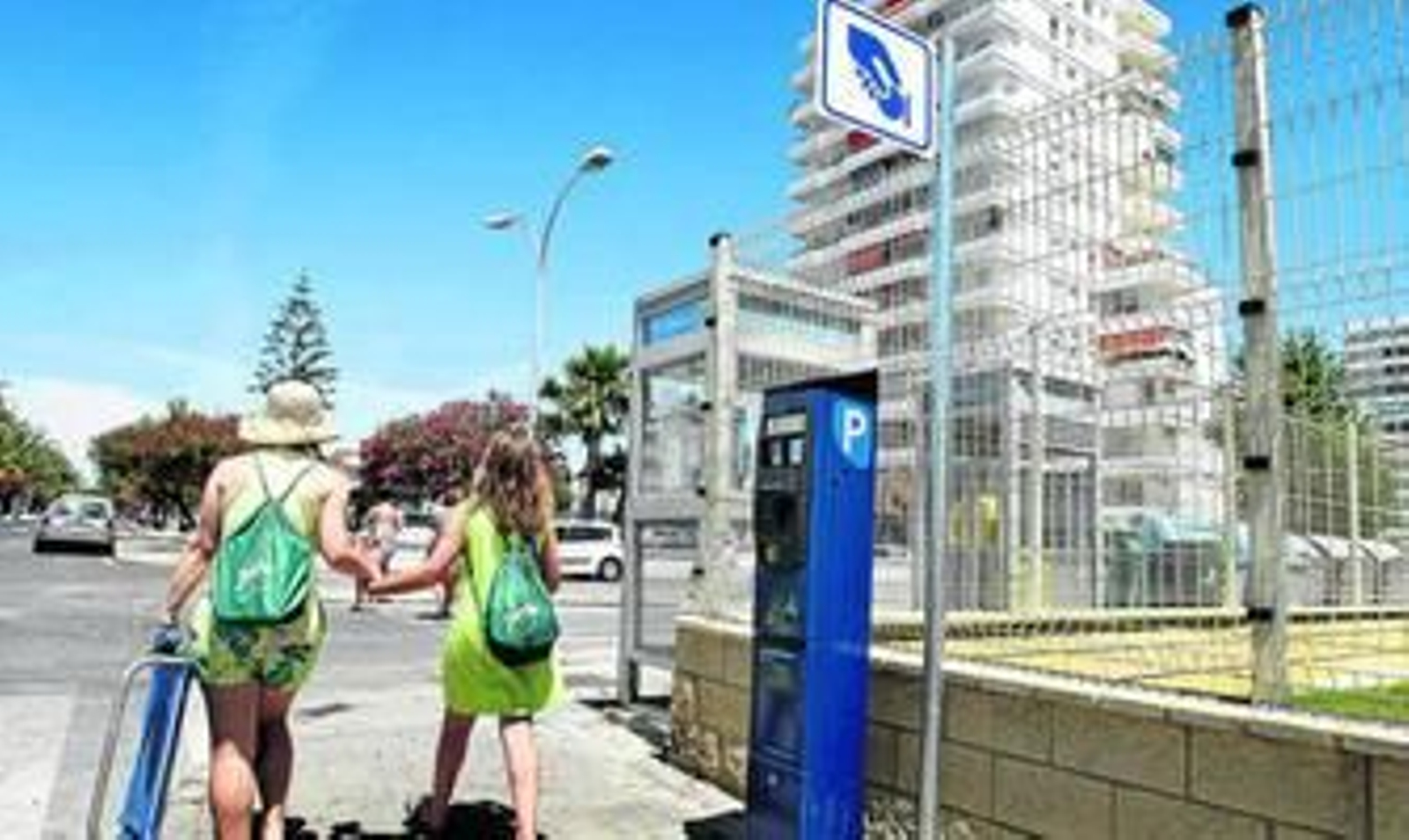 Los parquímetros ya están instalados en las calles de Valdelagrana.