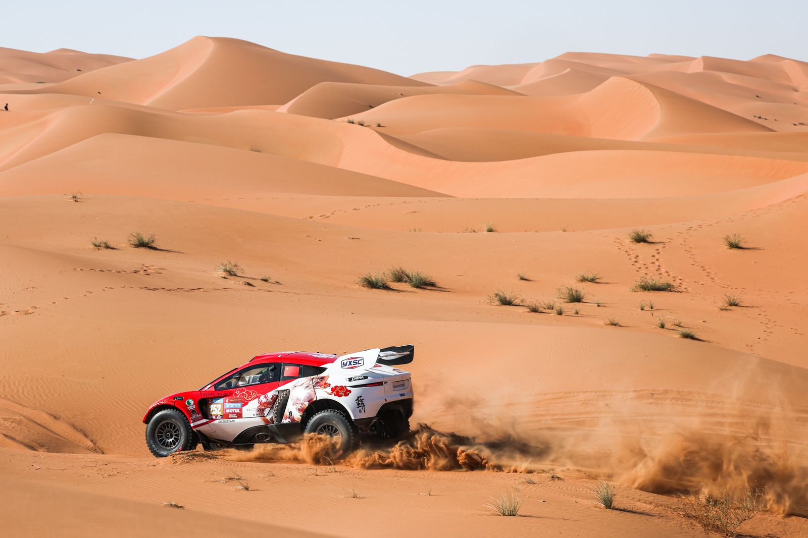 Las mejores fotos del Dakar por las dunas