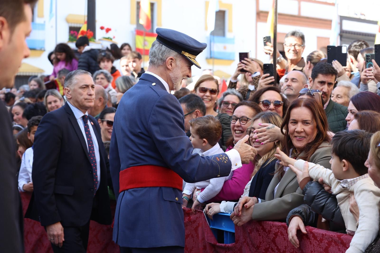 Las primeras imágenes del Rey Felipe VI en Huelva