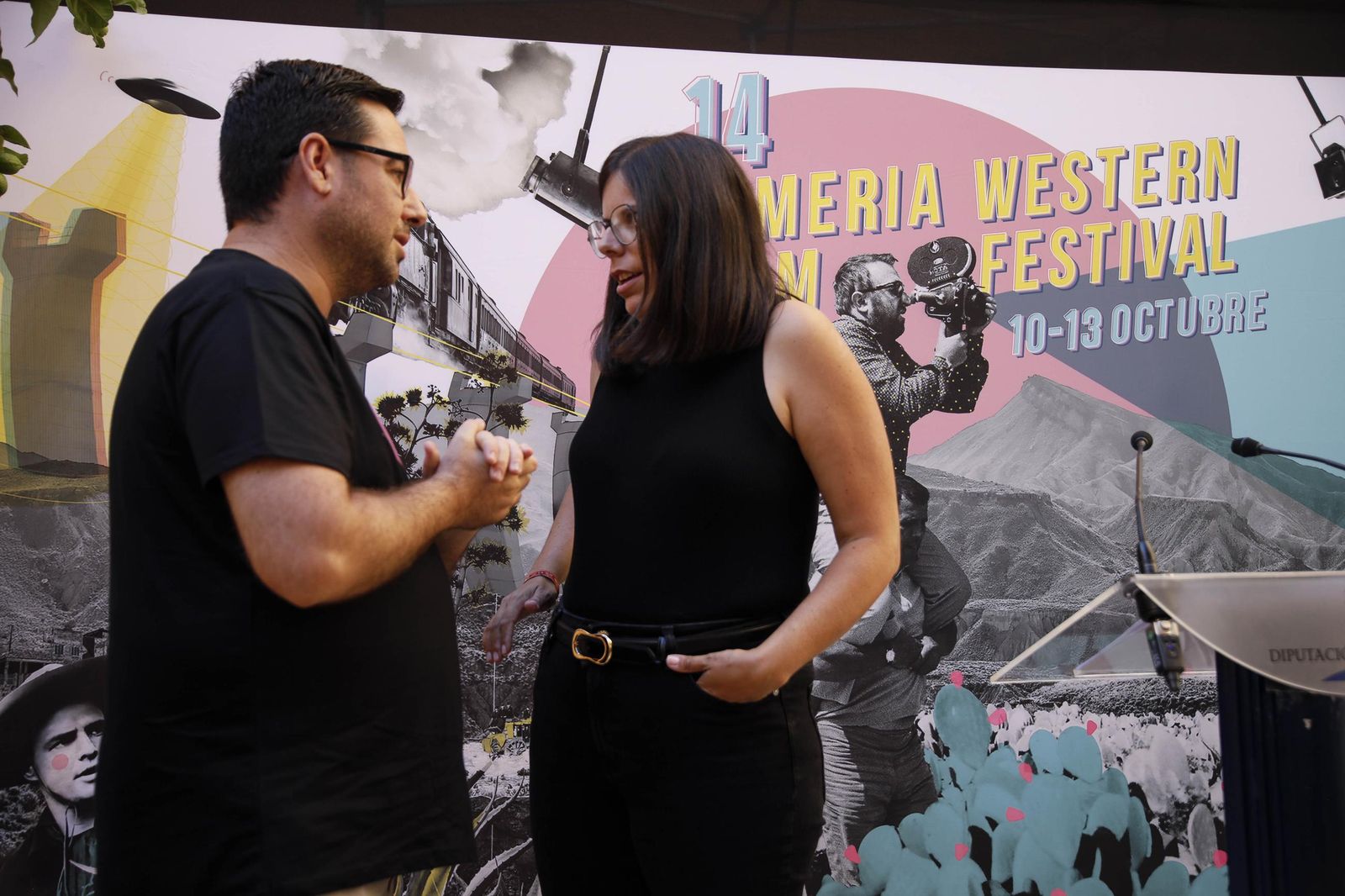 Las imágenes de la presentación de la XIV edición del Almería Western Film Festival