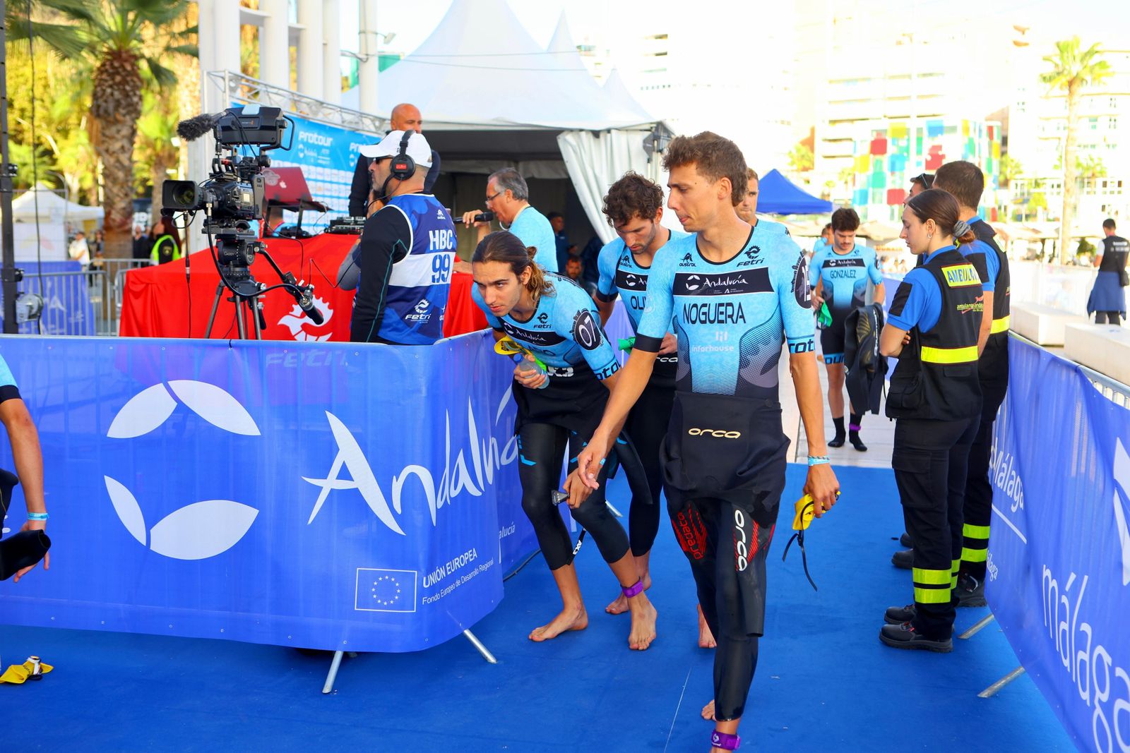 Las imágenes del Test Event de triatlón en Málaga