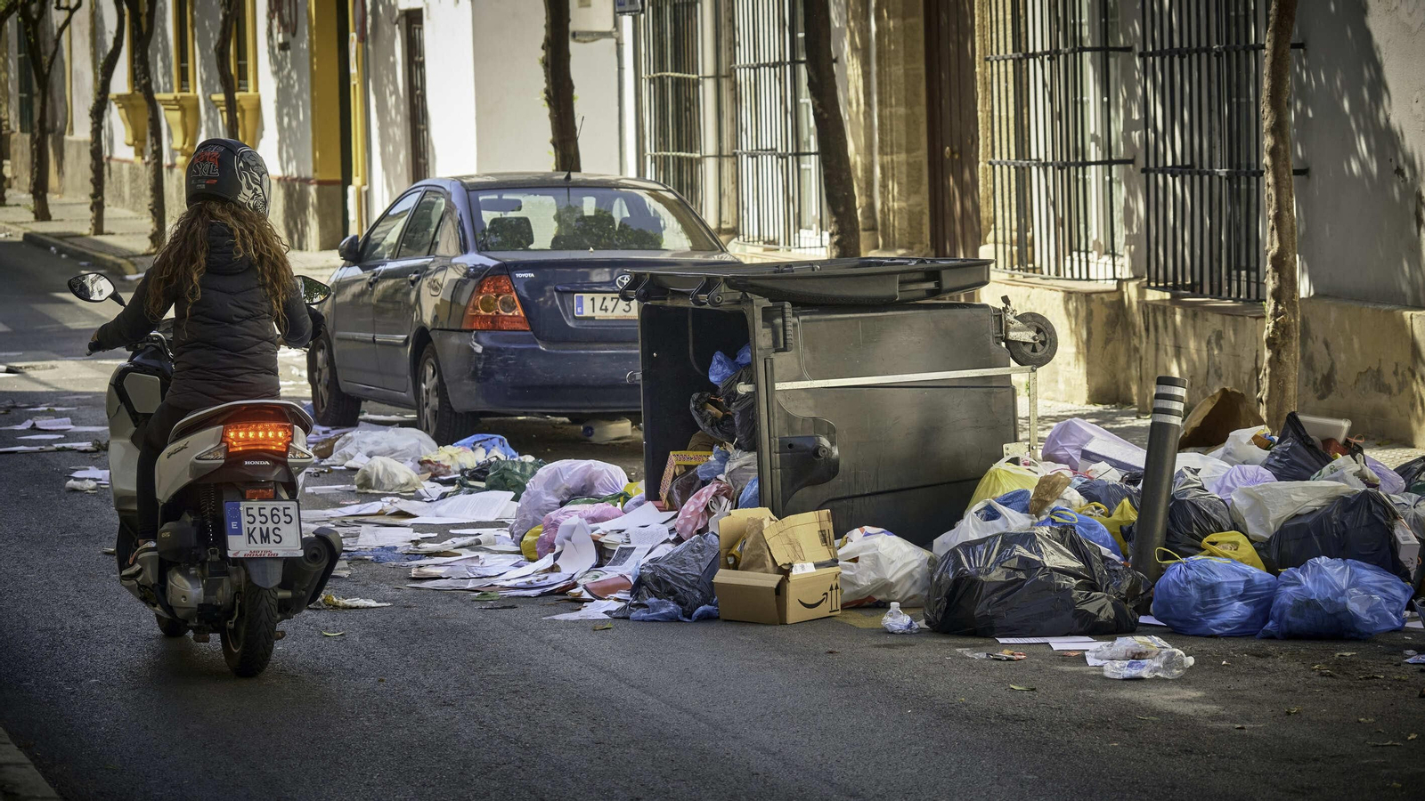 Huelga de basuras en El Puerto.